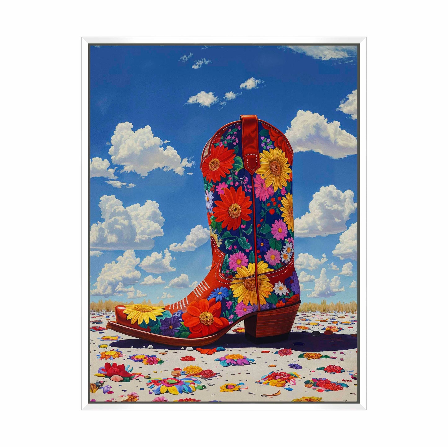 Wildflower Walk I - Gallery Wrapped Canvas