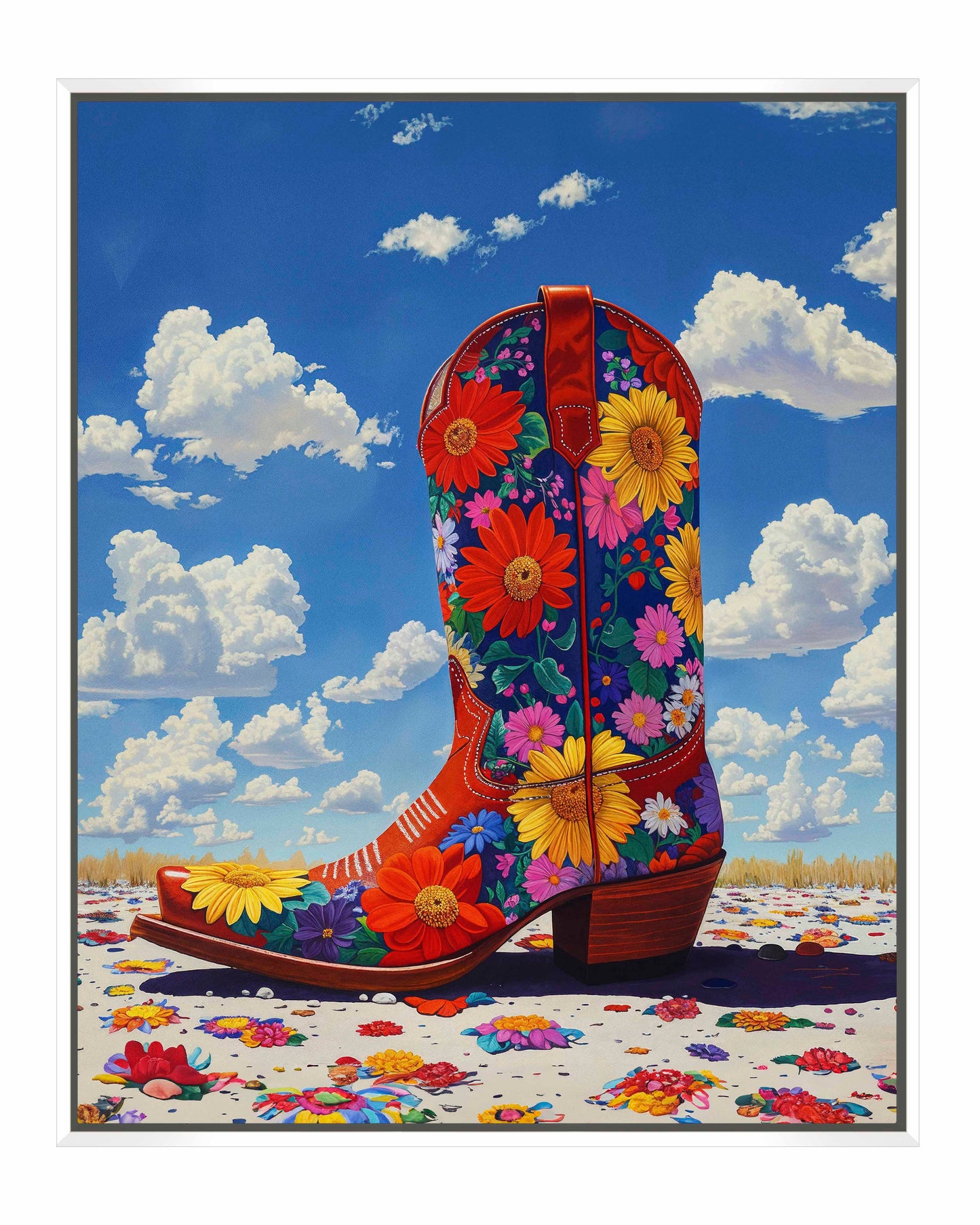 Wildflower Walk I - Gallery Wrapped Canvas