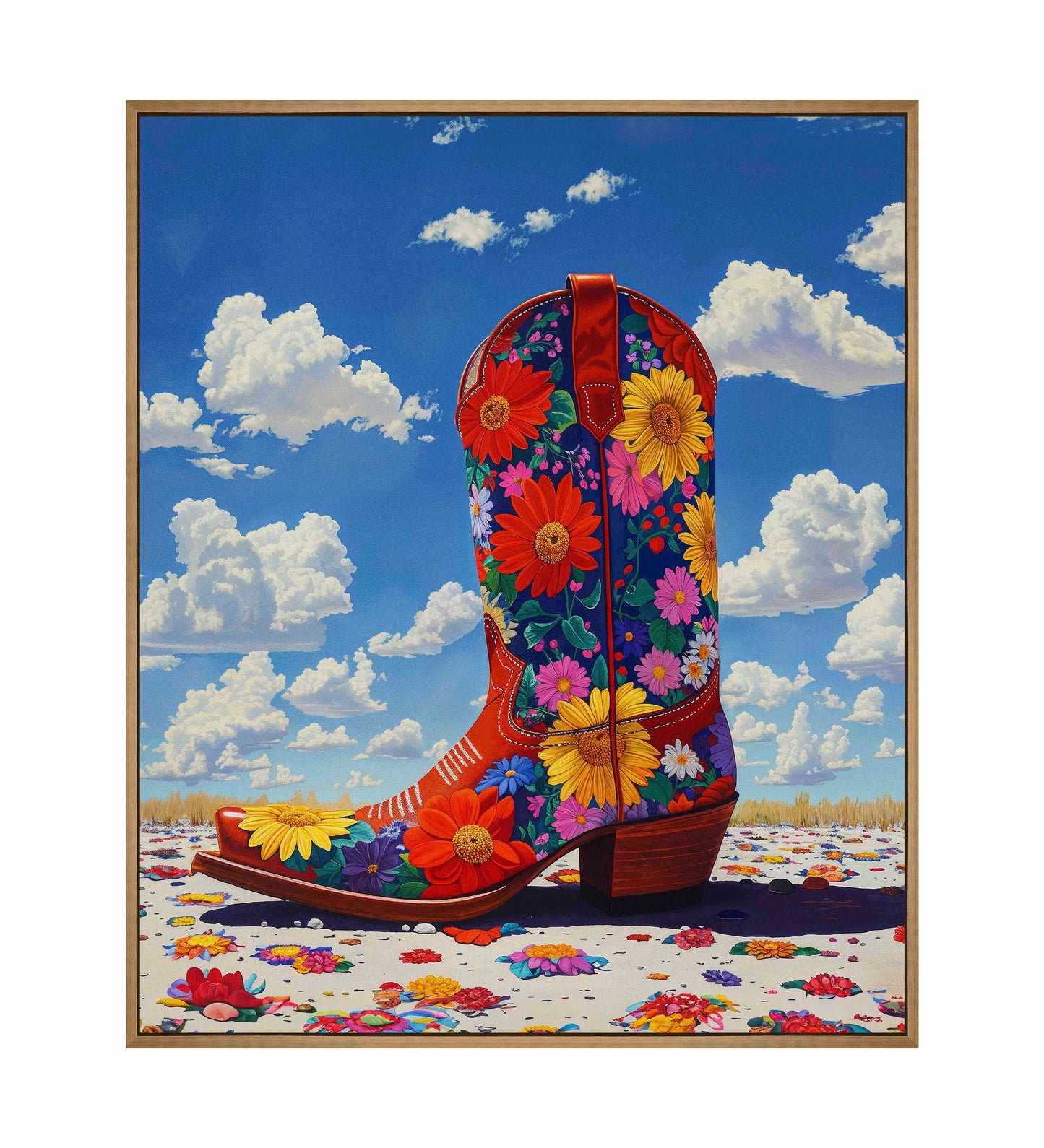 Wildflower Walk I - Gallery Wrapped Canvas