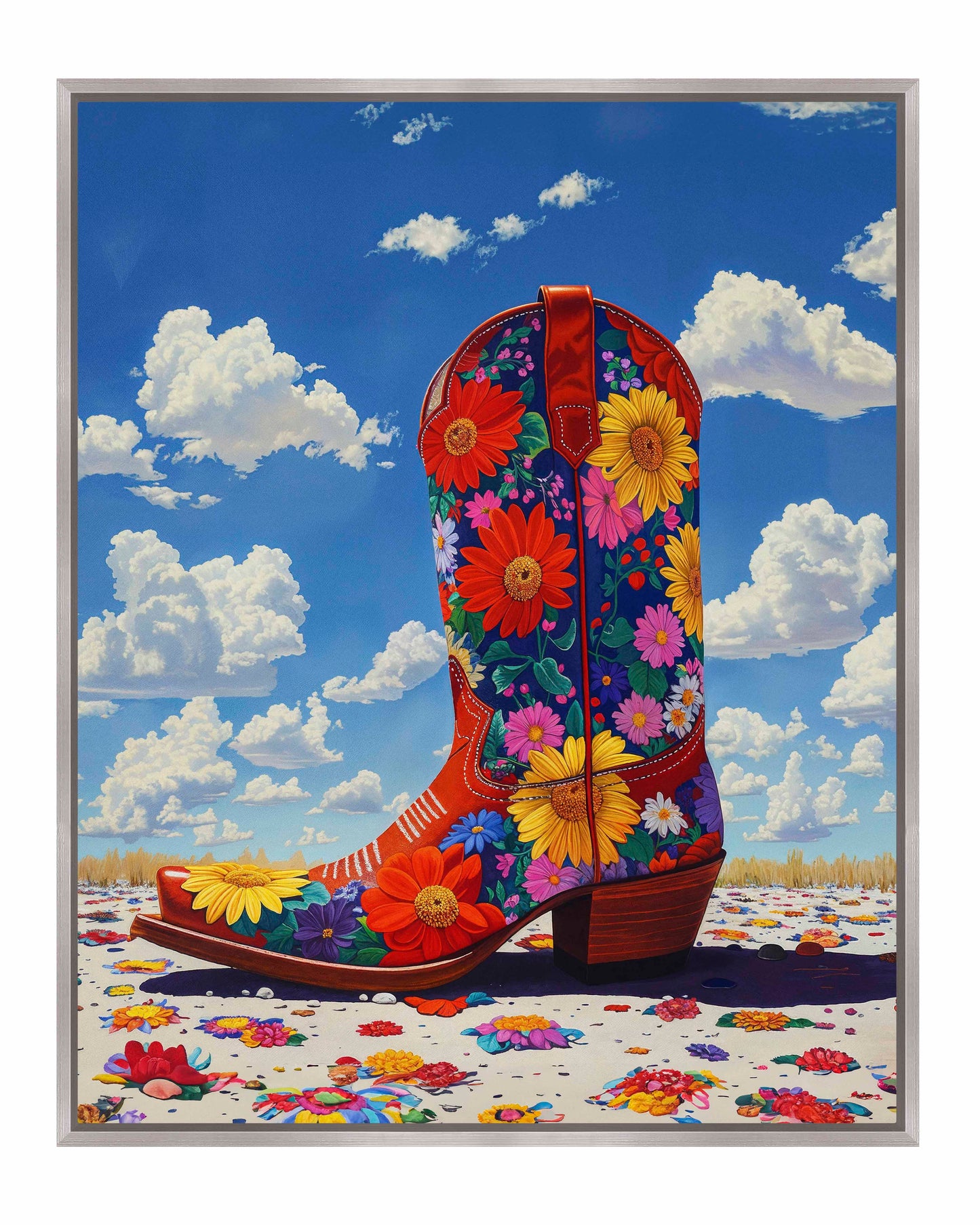 Wildflower Walk I - Gallery Wrapped Canvas