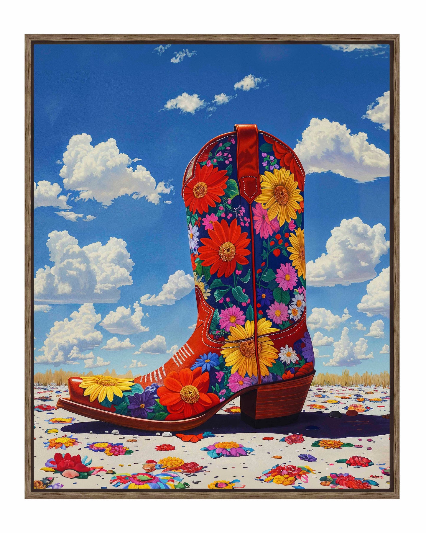 Wildflower Walk I - Gallery Wrapped Canvas