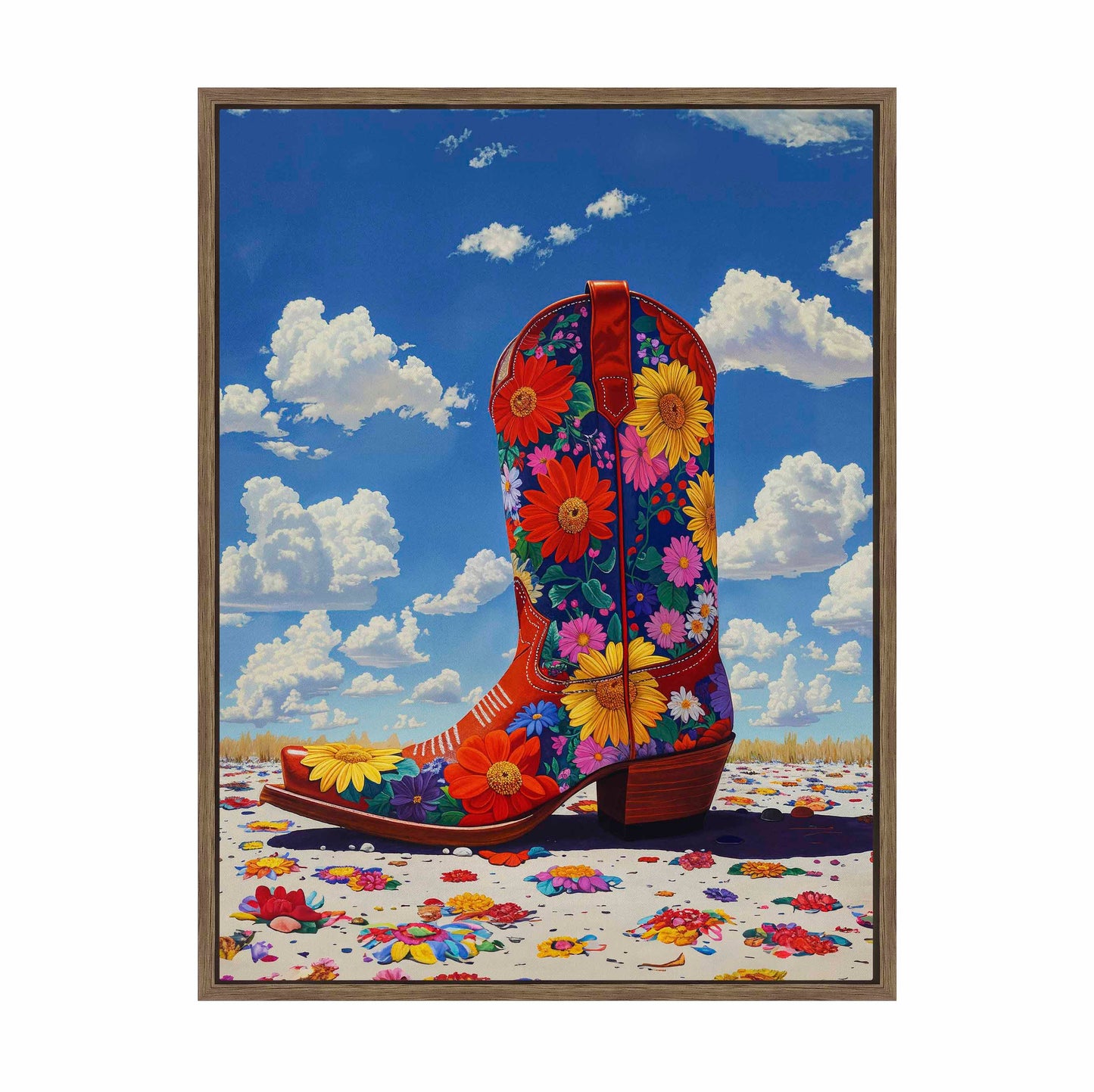 Wildflower Walk I - Gallery Wrapped Canvas