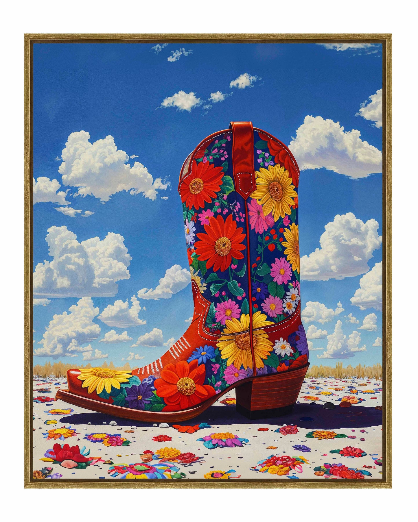 Wildflower Walk I - Gallery Wrapped Canvas