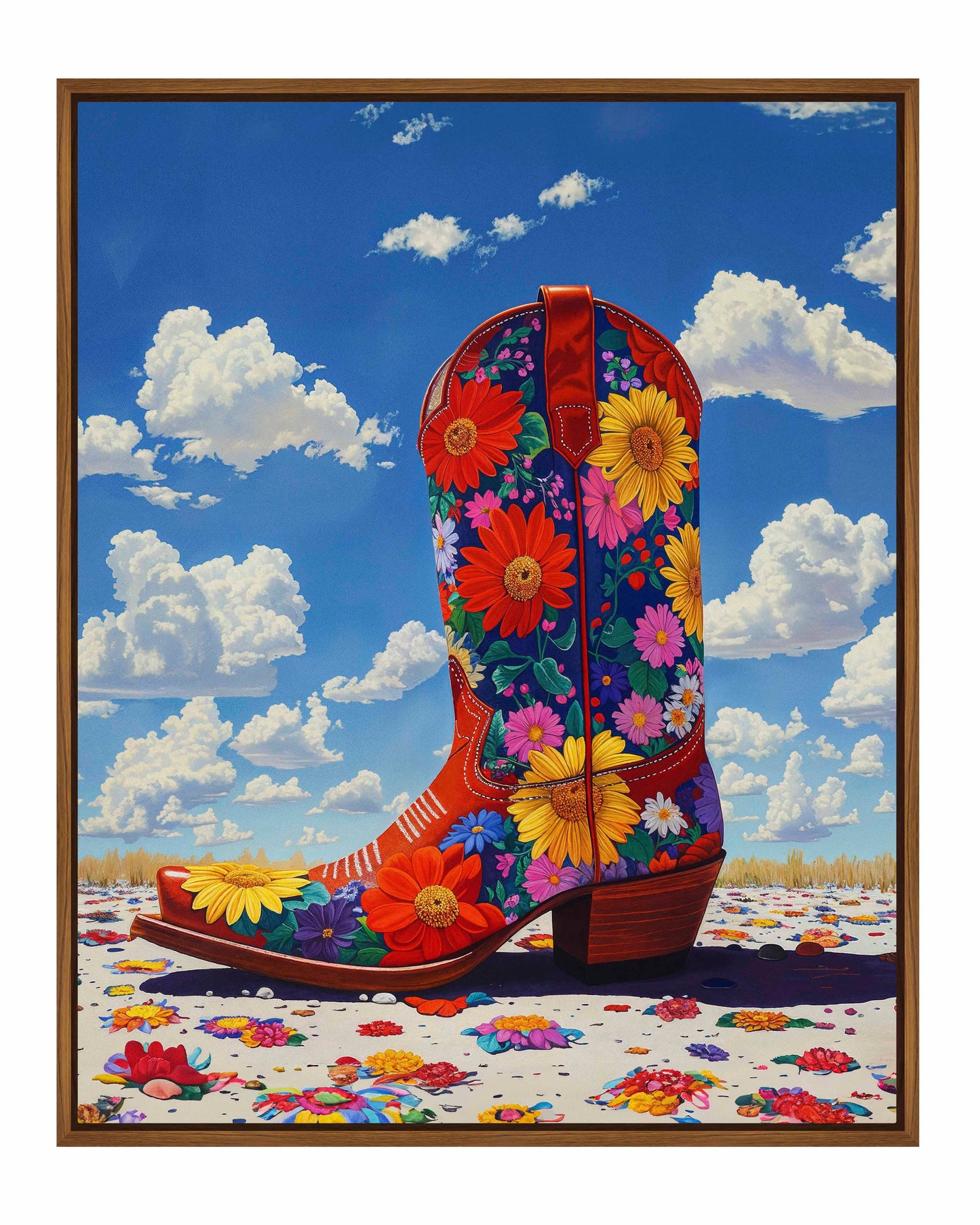 Wildflower Walk I - Gallery Wrapped Canvas