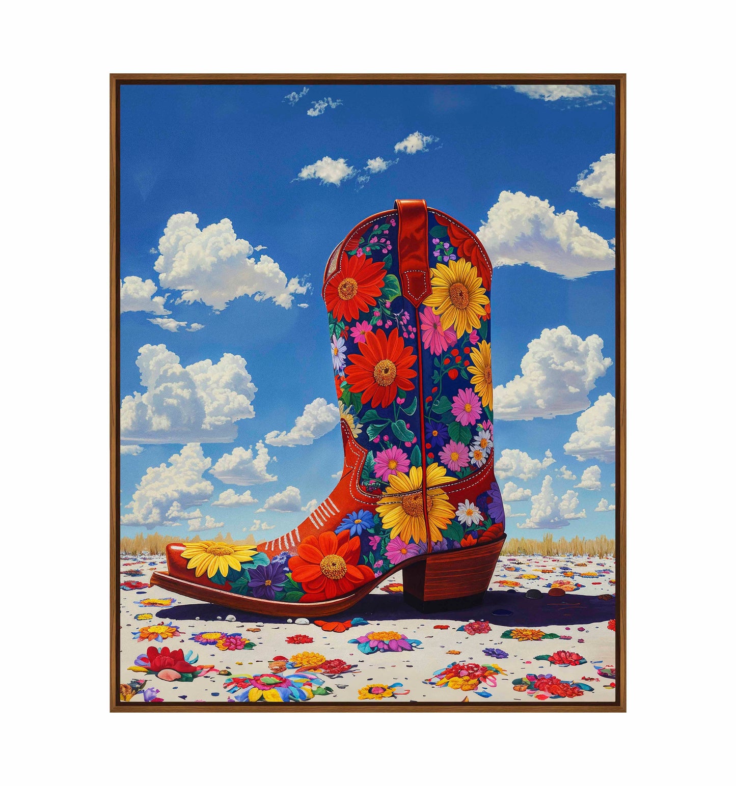 Wildflower Walk I - Gallery Wrapped Canvas