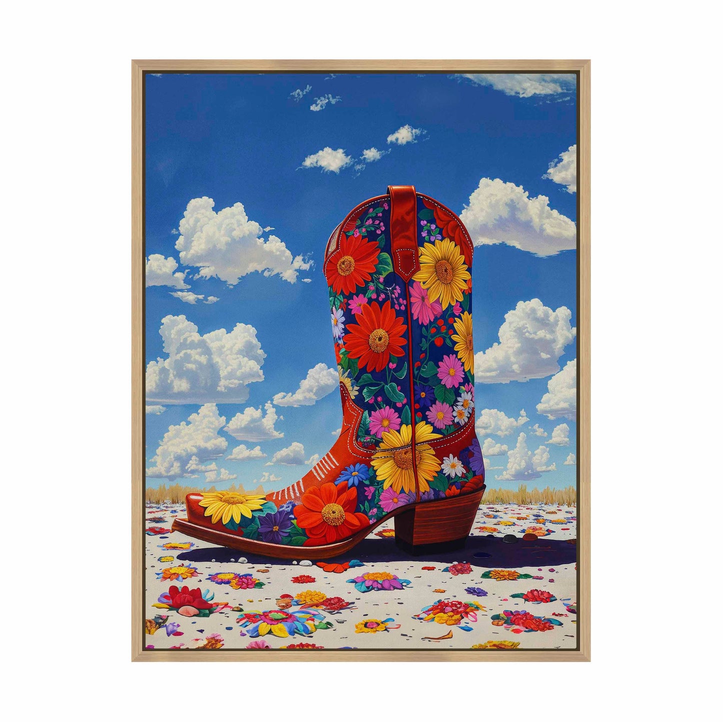 Wildflower Walk I - Gallery Wrapped Canvas