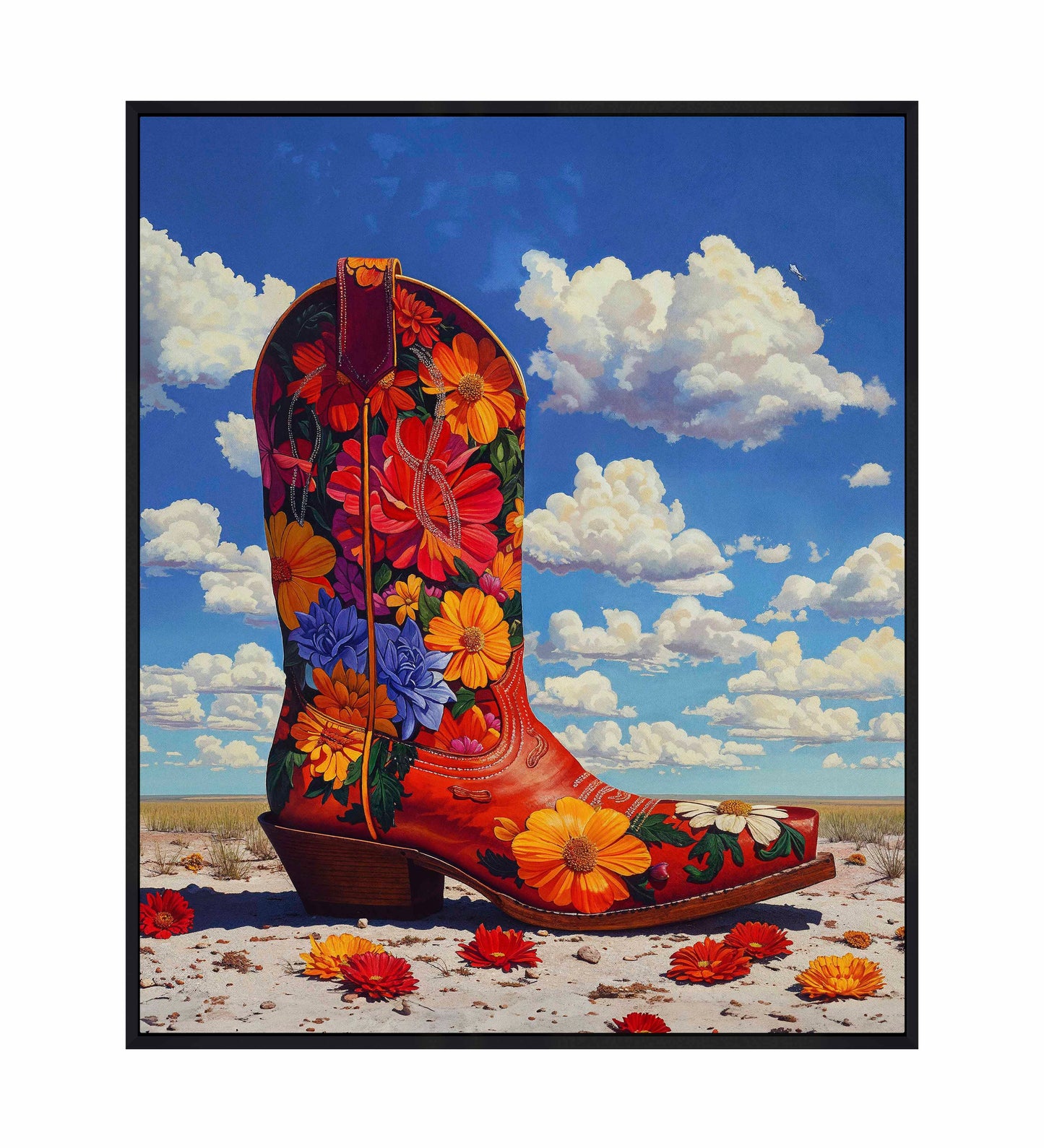 Wildflower Walk II - Gallery Wrapped Canvas