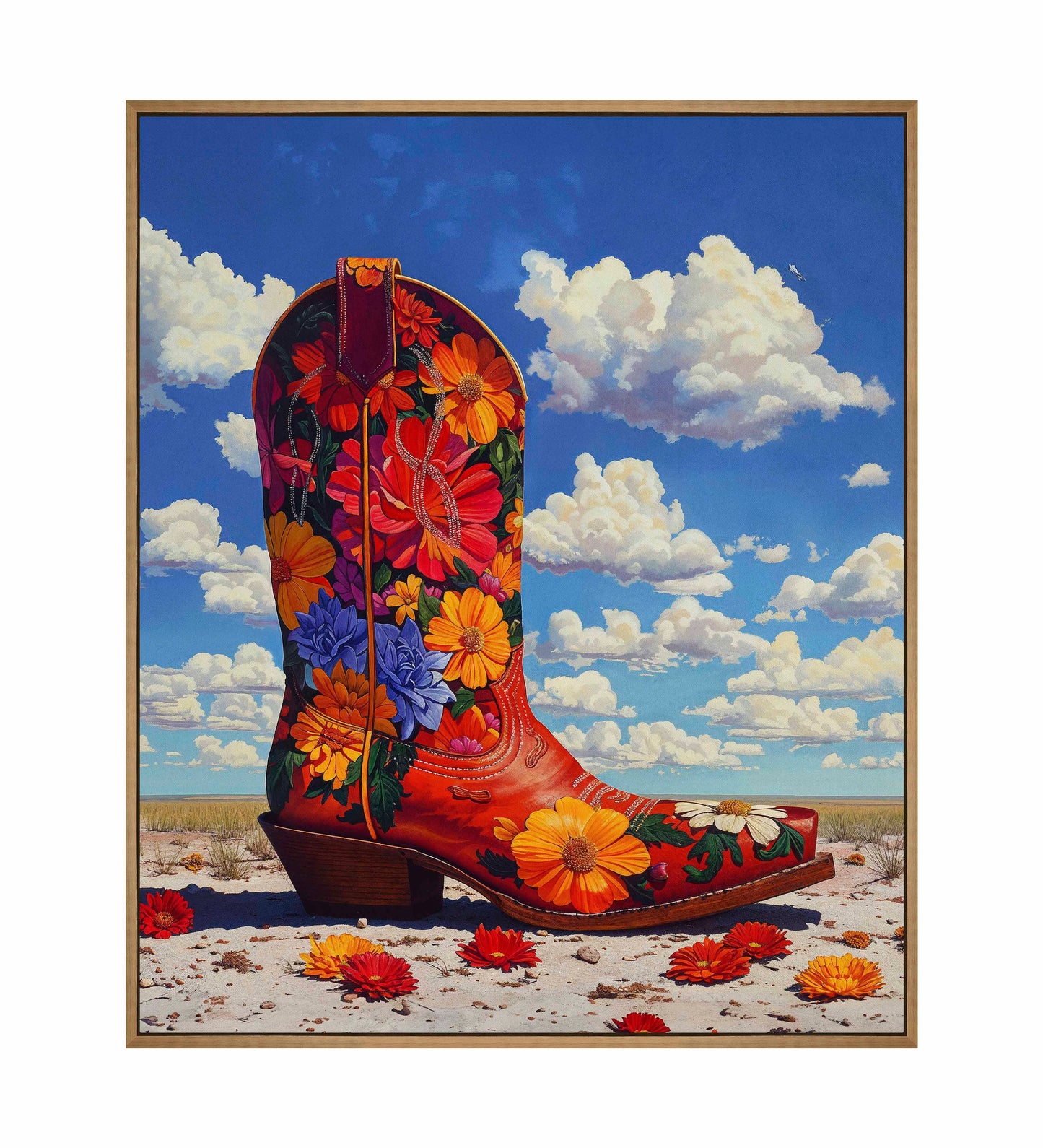 Wildflower Walk II - Gallery Wrapped Canvas