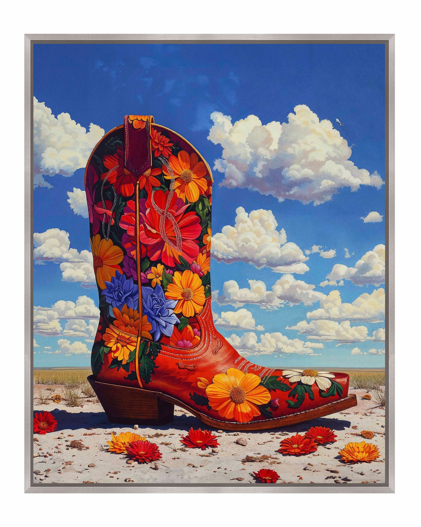 Wildflower Walk II - Gallery Wrapped Canvas