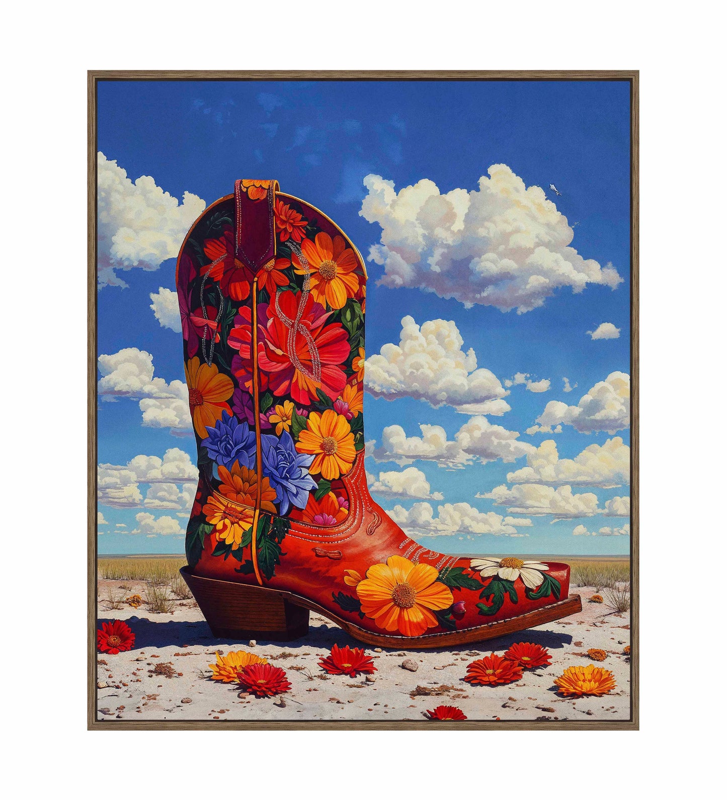 Wildflower Walk II - Gallery Wrapped Canvas