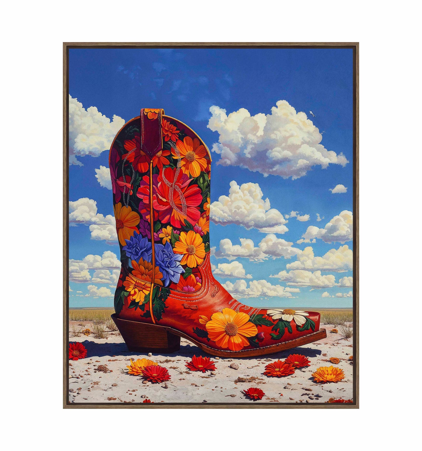 Wildflower Walk II - Gallery Wrapped Canvas