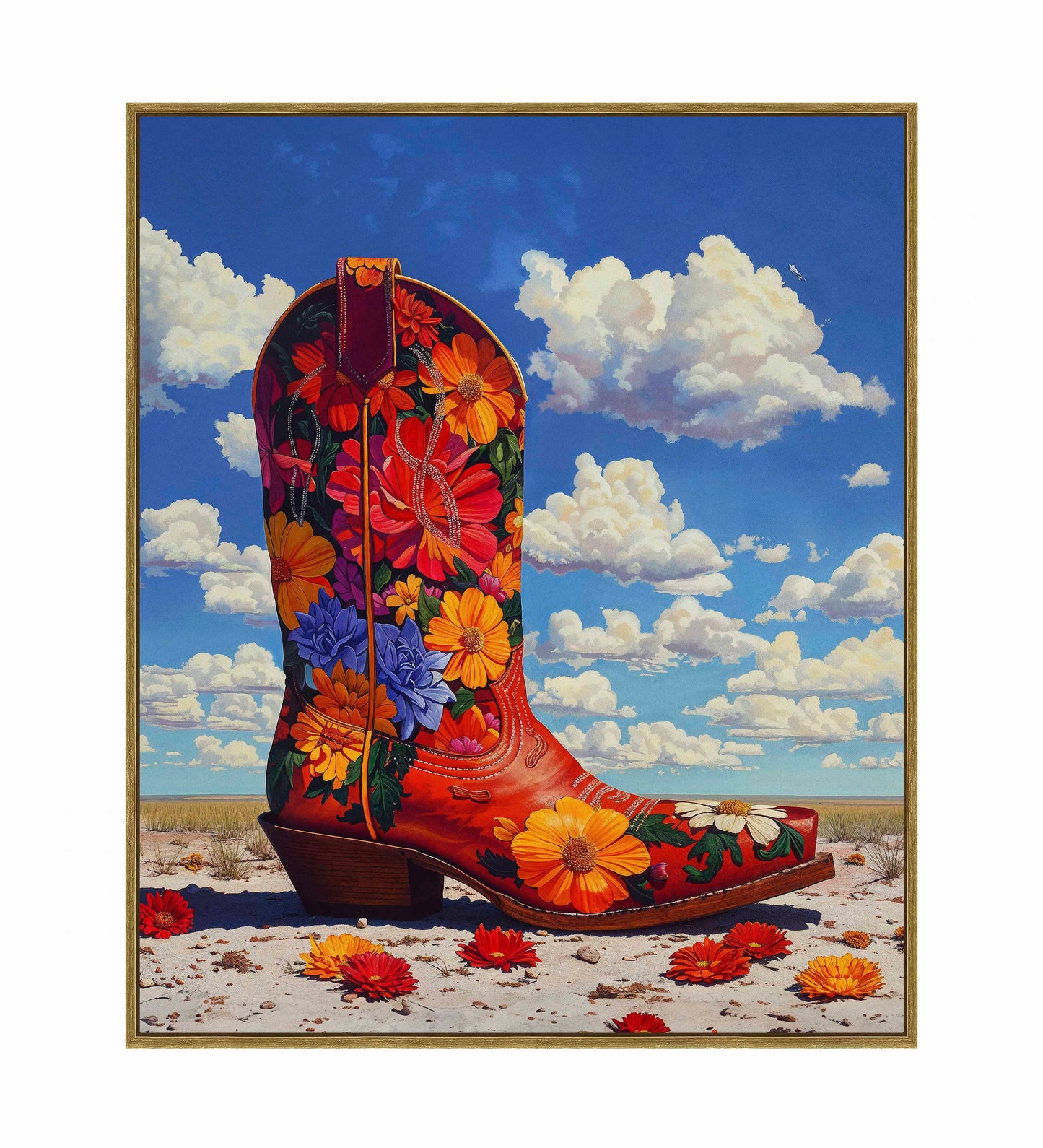 Wildflower Walk II - Gallery Wrapped Canvas