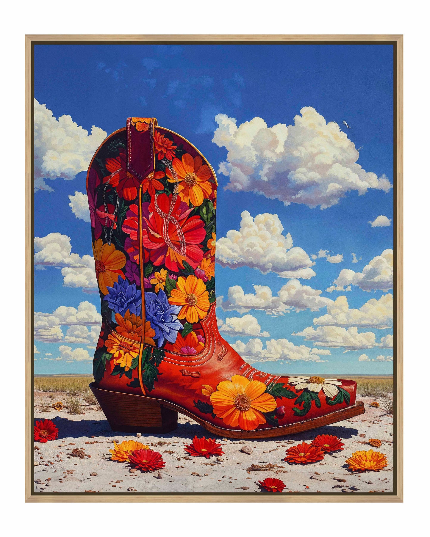 Wildflower Walk II - Gallery Wrapped Canvas