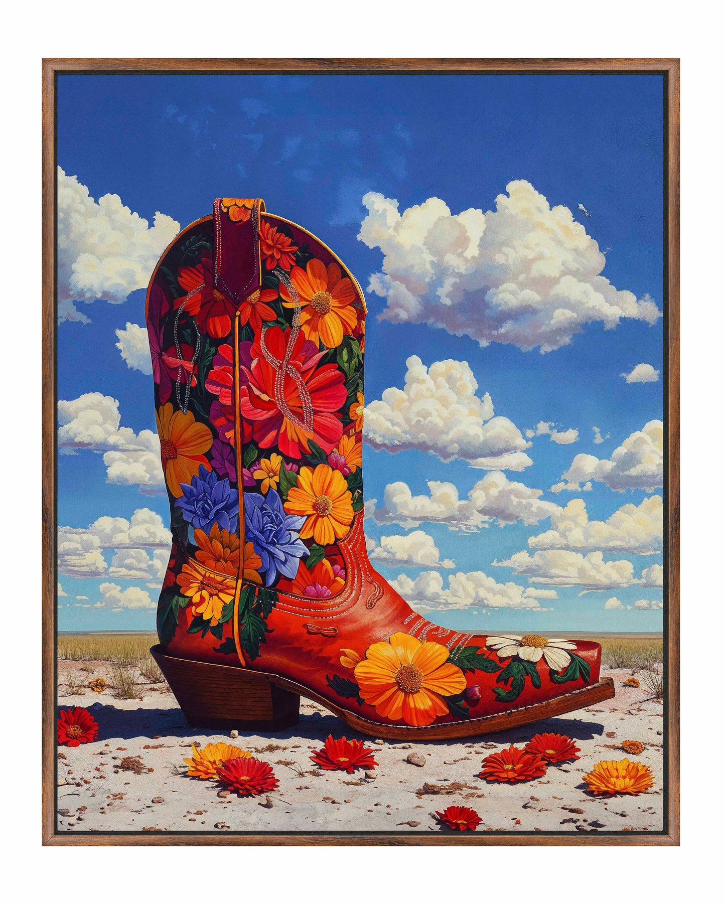 Wildflower Walk II - Gallery Wrapped Canvas