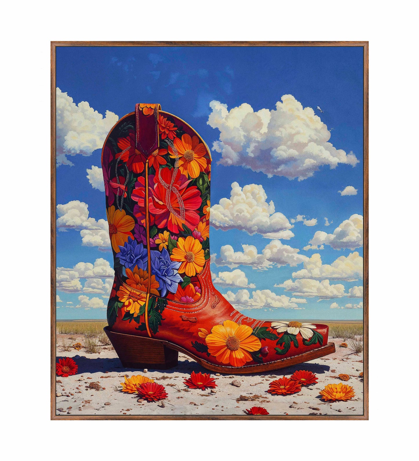 Wildflower Walk II - Gallery Wrapped Canvas