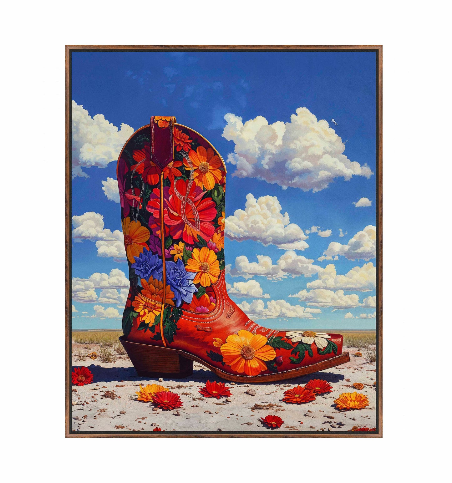 Wildflower Walk II - Gallery Wrapped Canvas