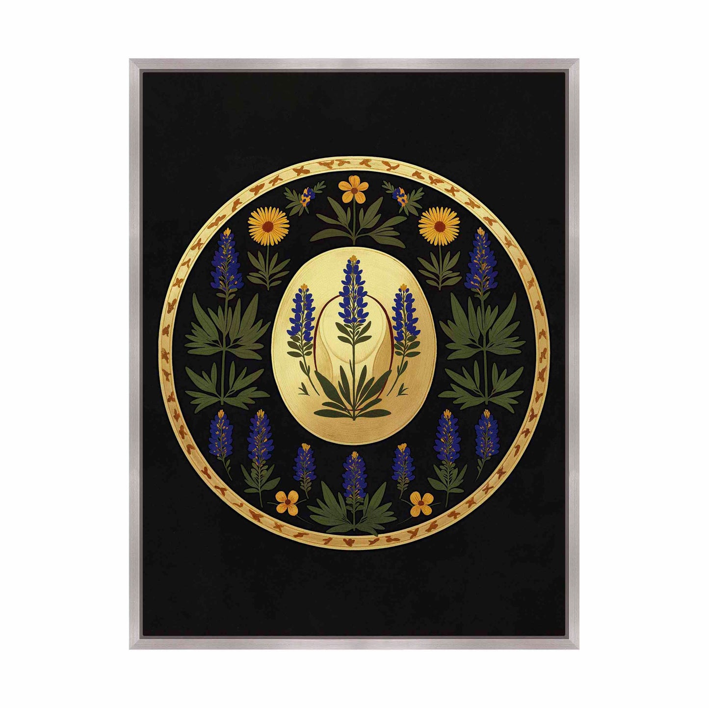 Bluebonnet Brimmer - Gallery Wrapped Canvas