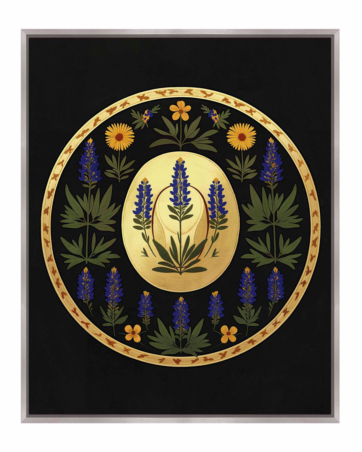 Bluebonnet Brimmer - Gallery Wrapped Canvas