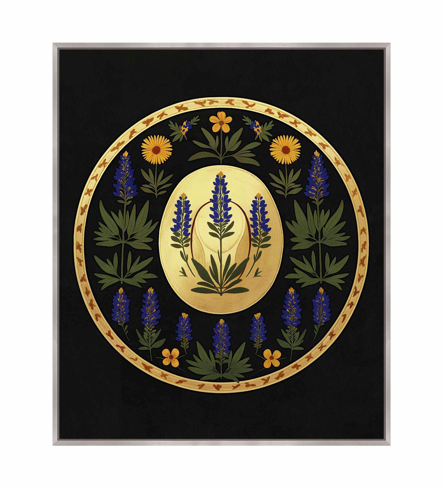 Bluebonnet Brimmer - Gallery Wrapped Canvas