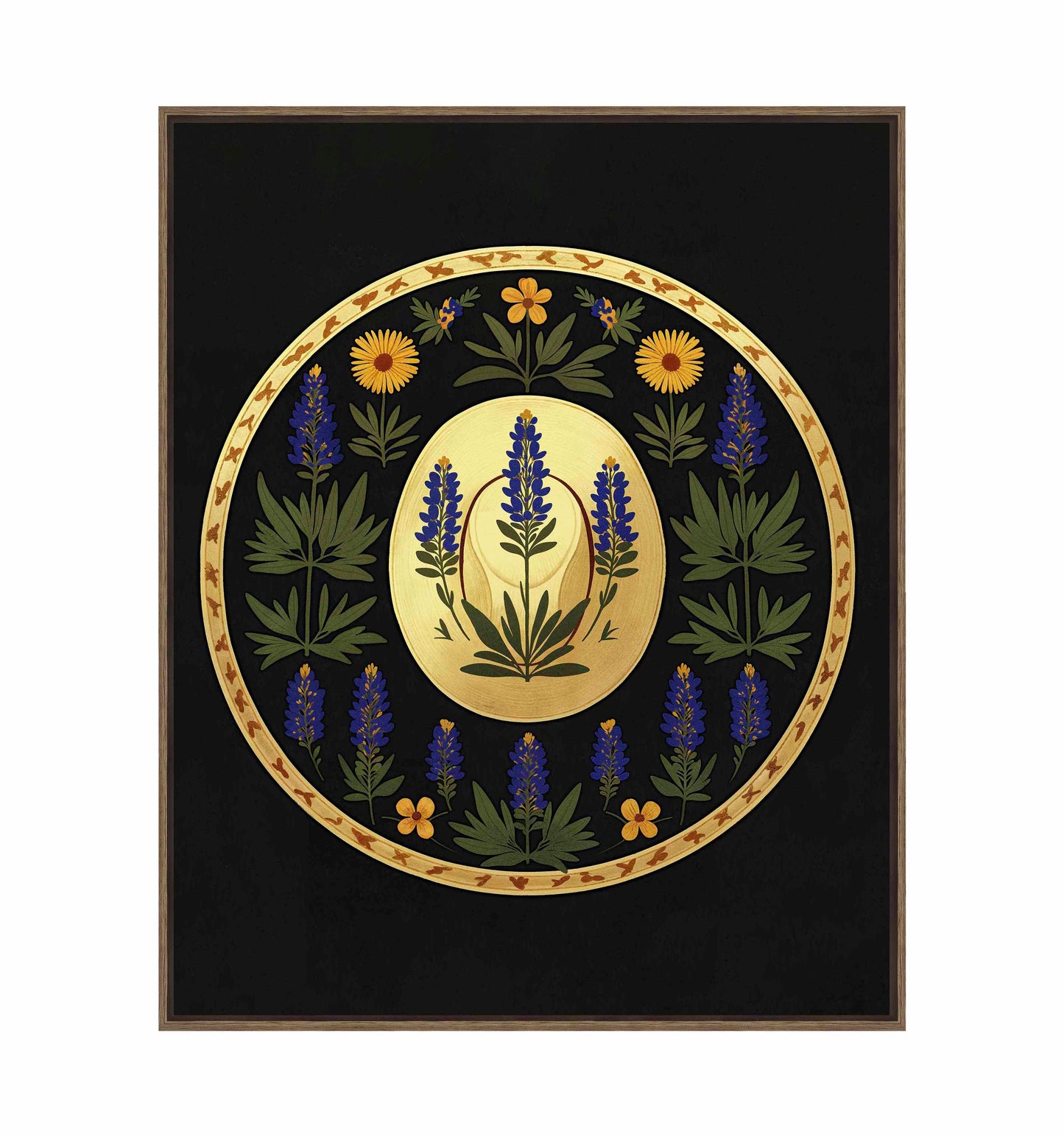 Bluebonnet Brimmer - Gallery Wrapped Canvas