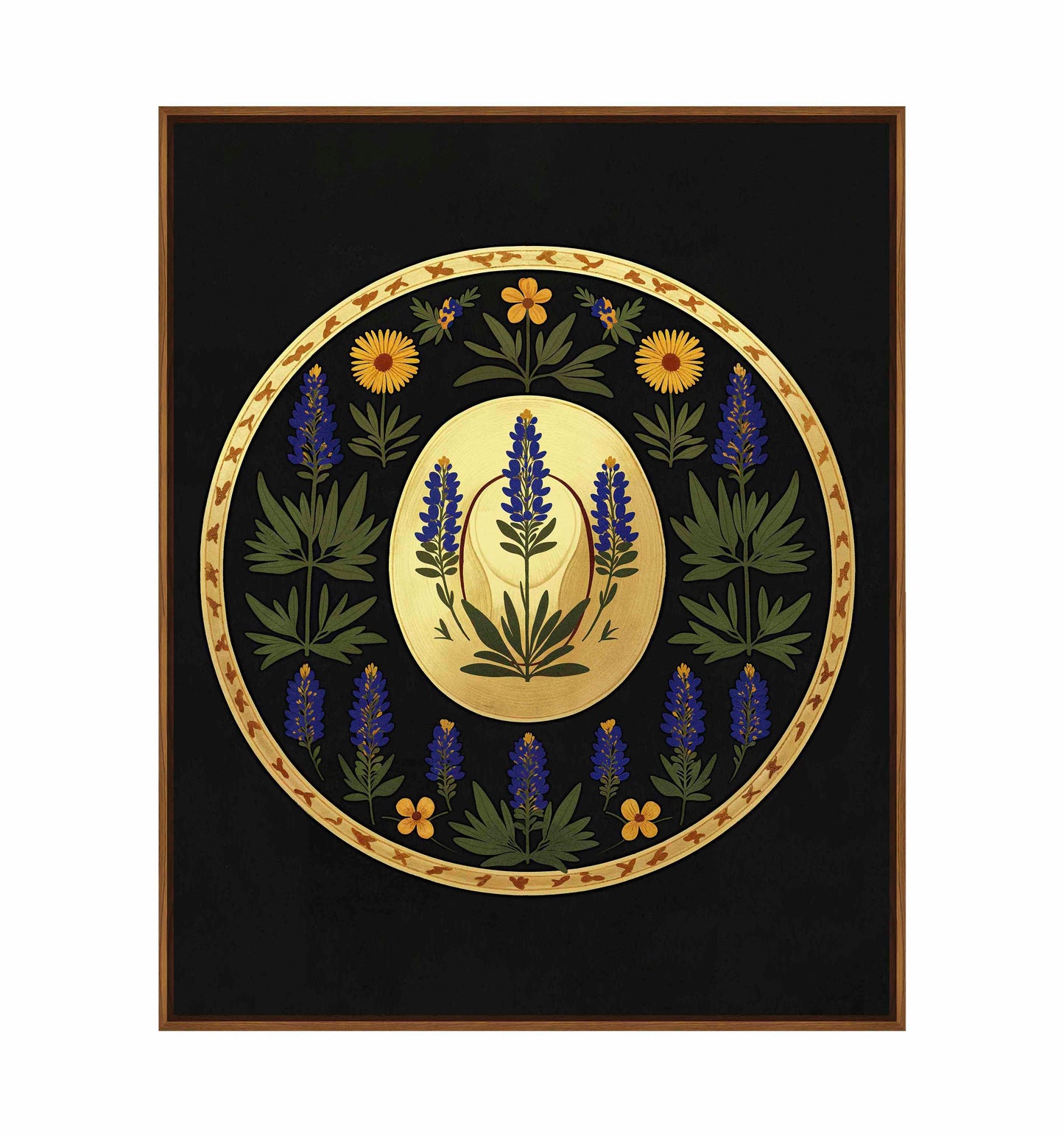 Bluebonnet Brimmer - Gallery Wrapped Canvas