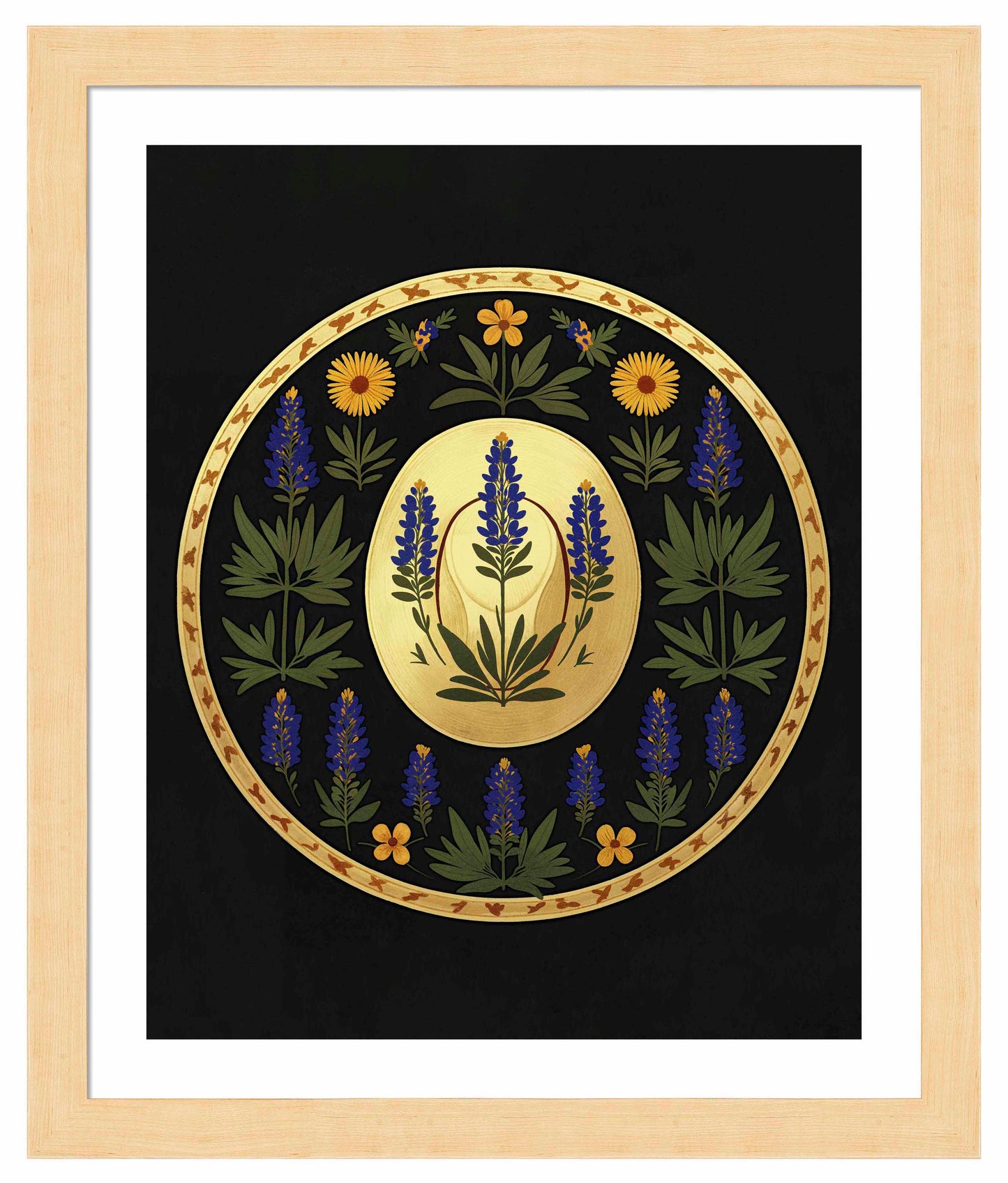 Bluebonnet Brimmer - Art Prints