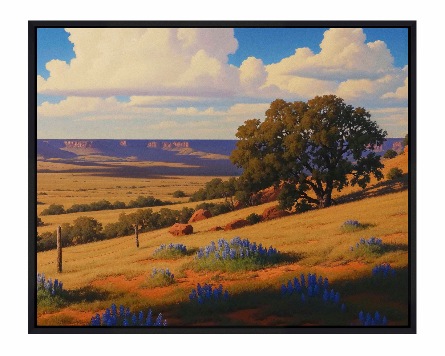 Bluebonnet Ranch - Gallery Wrapped Canvas