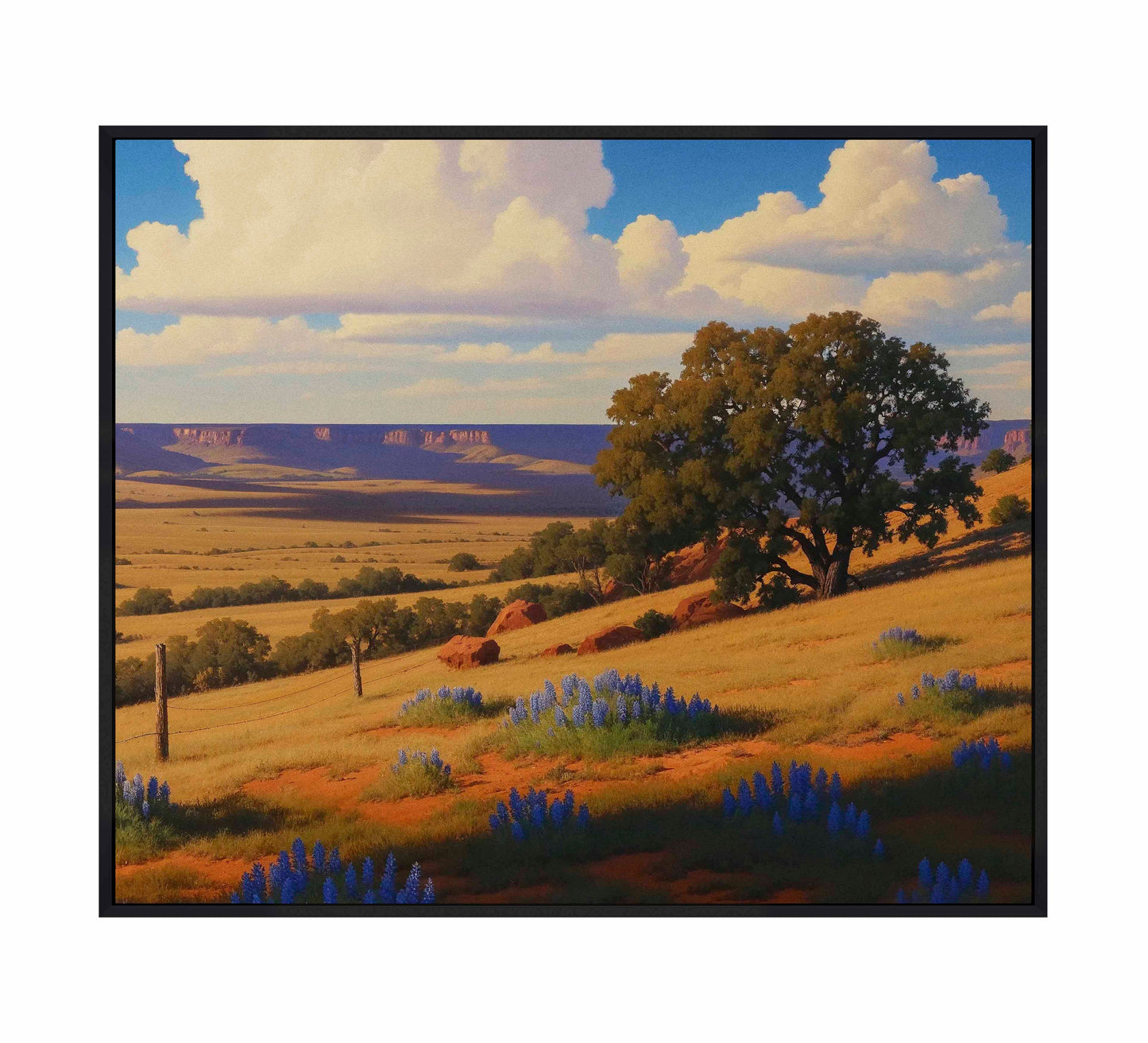 Bluebonnet Ranch - Gallery Wrapped Canvas