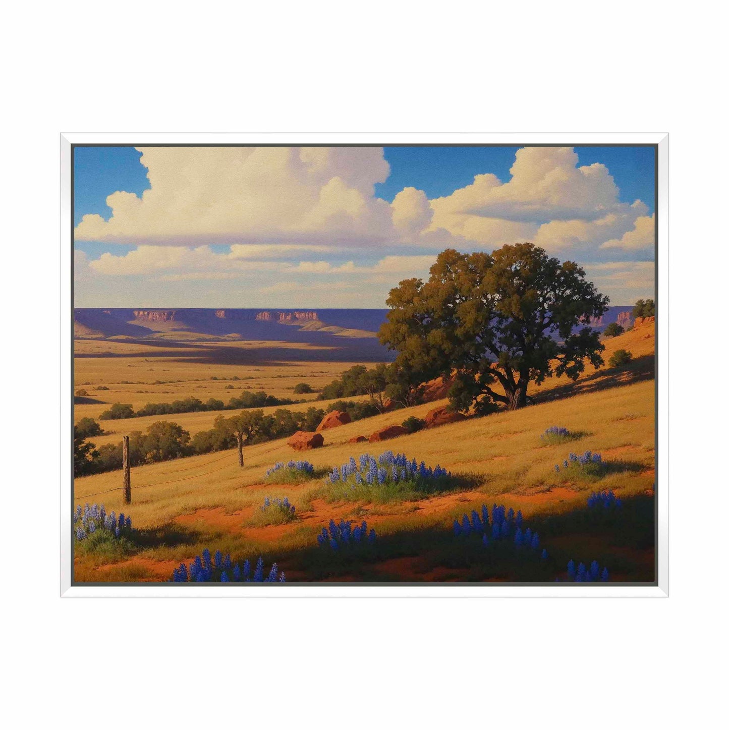 Bluebonnet Ranch - Gallery Wrapped Canvas