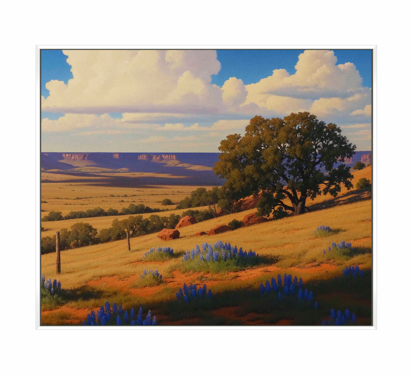 Bluebonnet Ranch - Gallery Wrapped Canvas