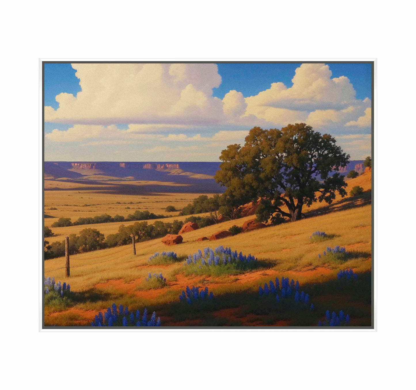 Bluebonnet Ranch - Gallery Wrapped Canvas