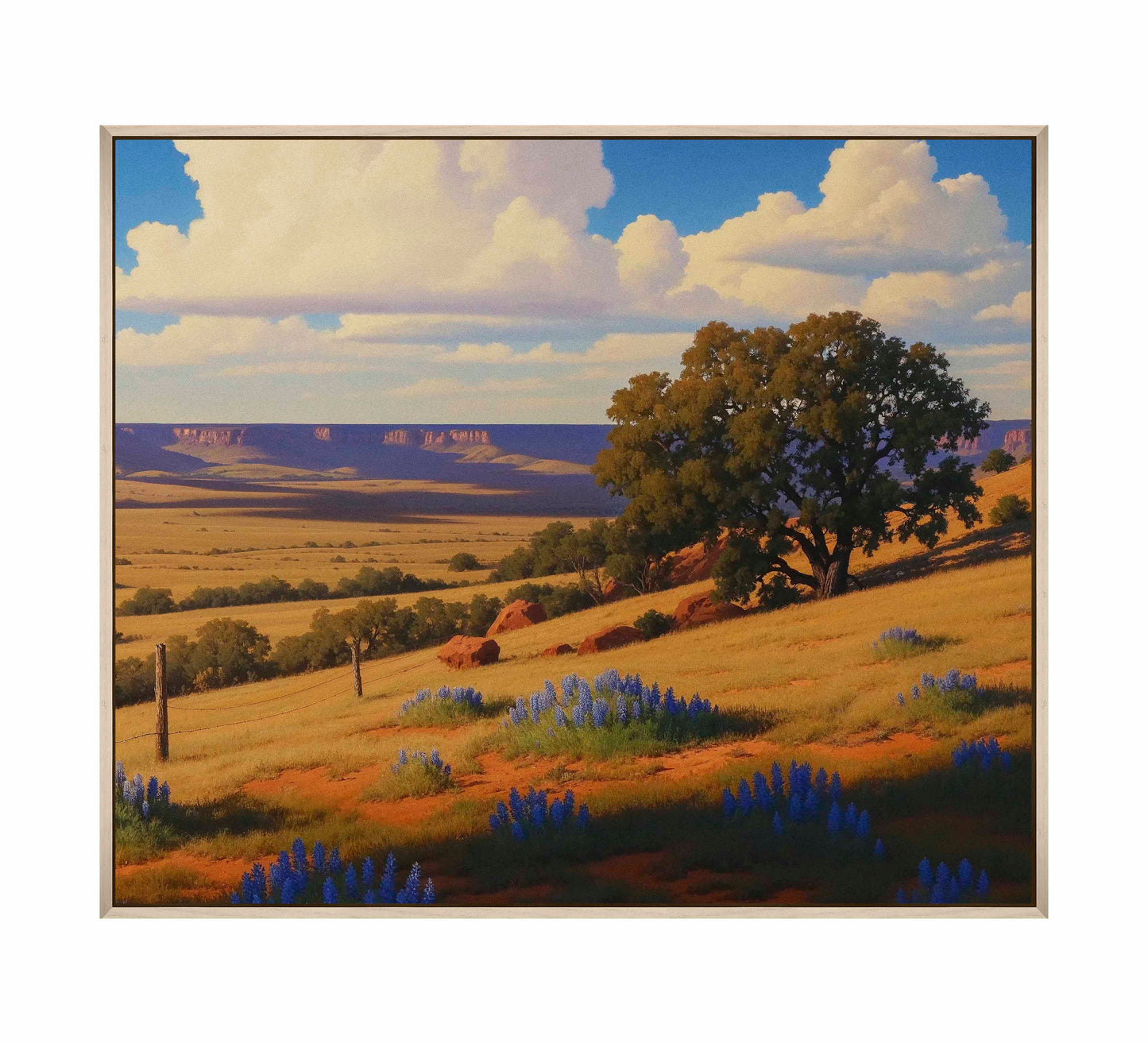 Bluebonnet Ranch - Gallery Wrapped Canvas