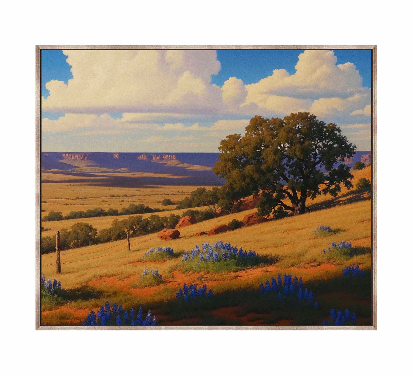 Bluebonnet Ranch - Gallery Wrapped Canvas
