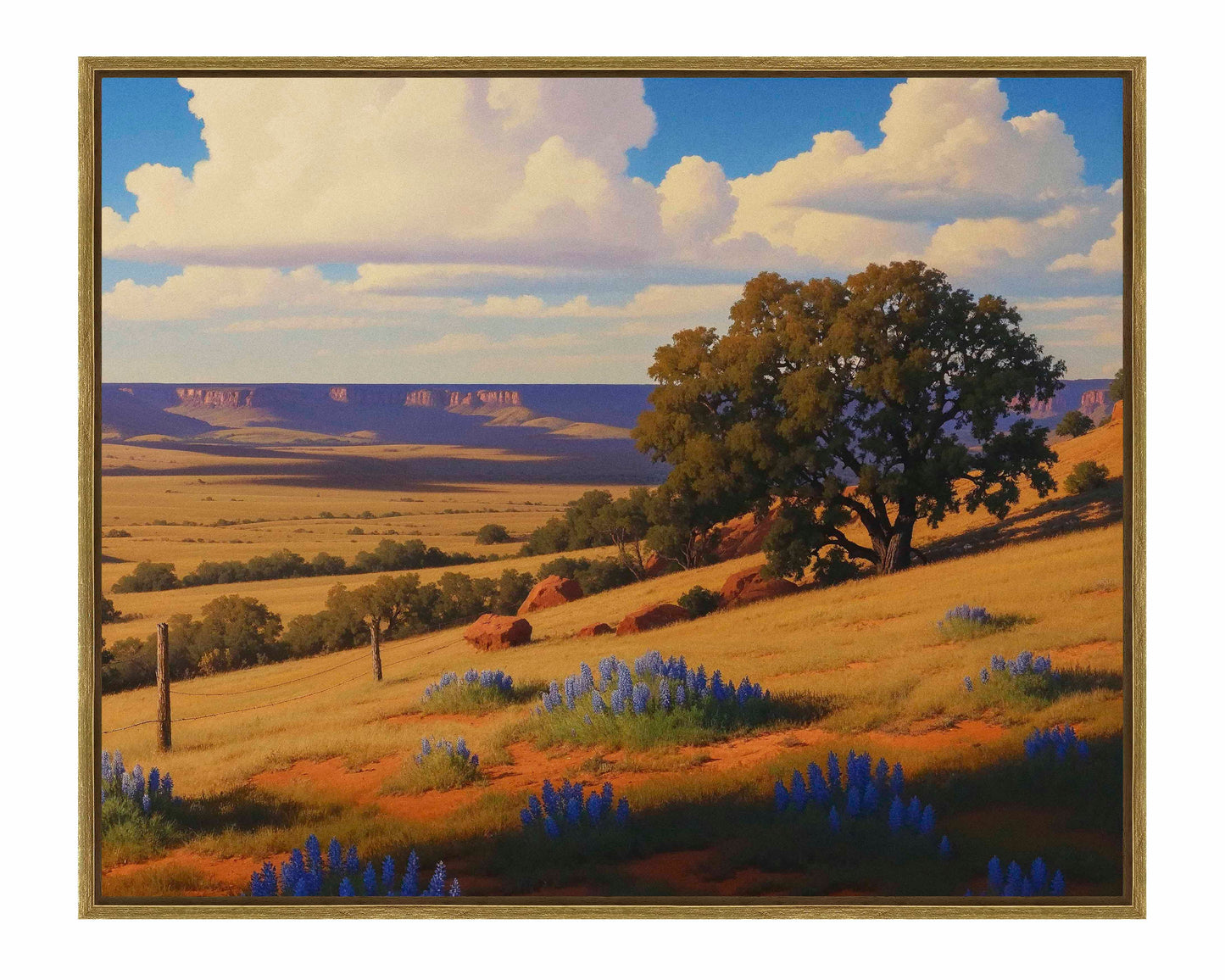 Bluebonnet Ranch - Gallery Wrapped Canvas