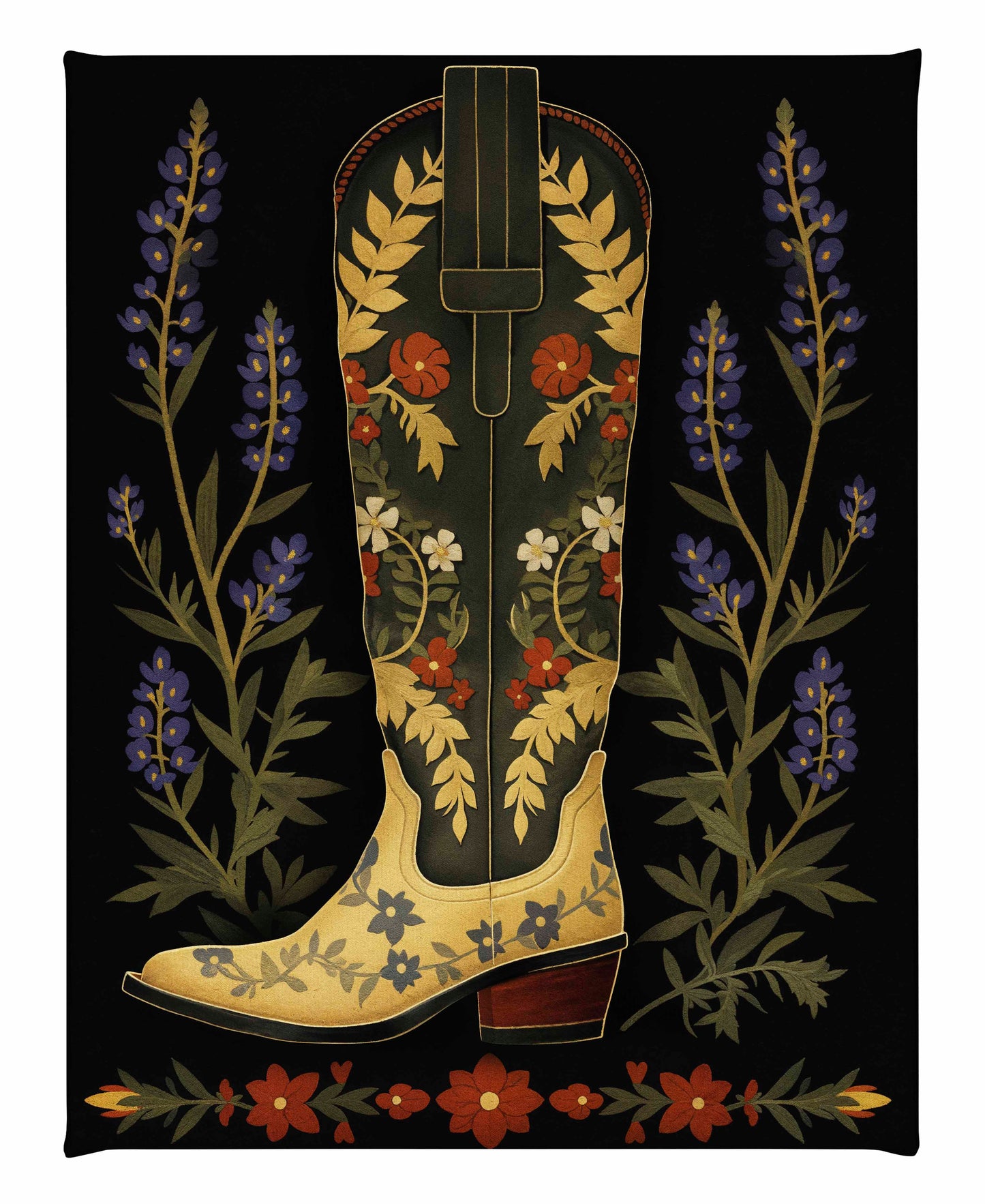 Armadillo Amble - Gallery Wrapped Canvas