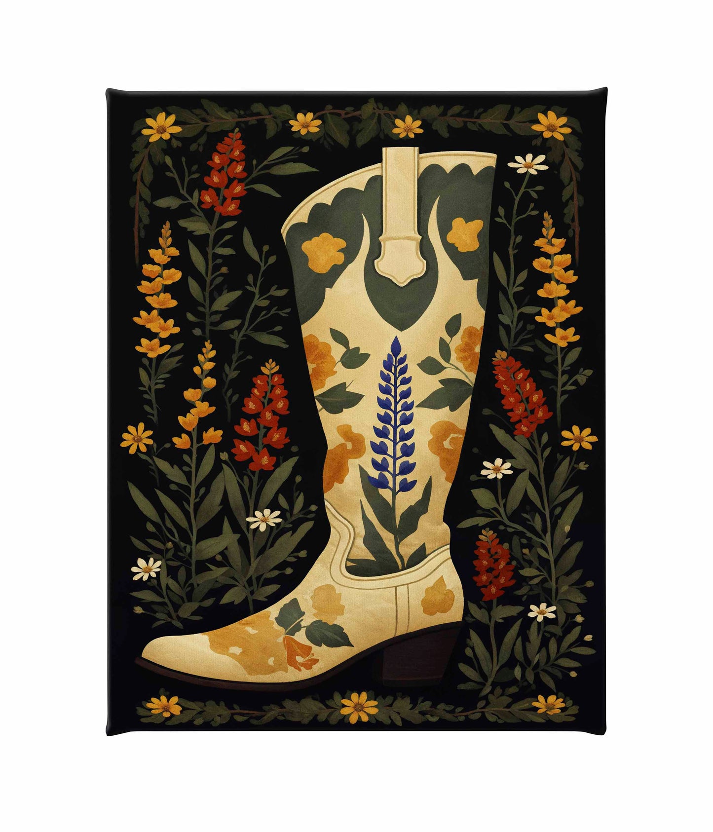 Texas Two-step - Gallery Wrapped Canvas