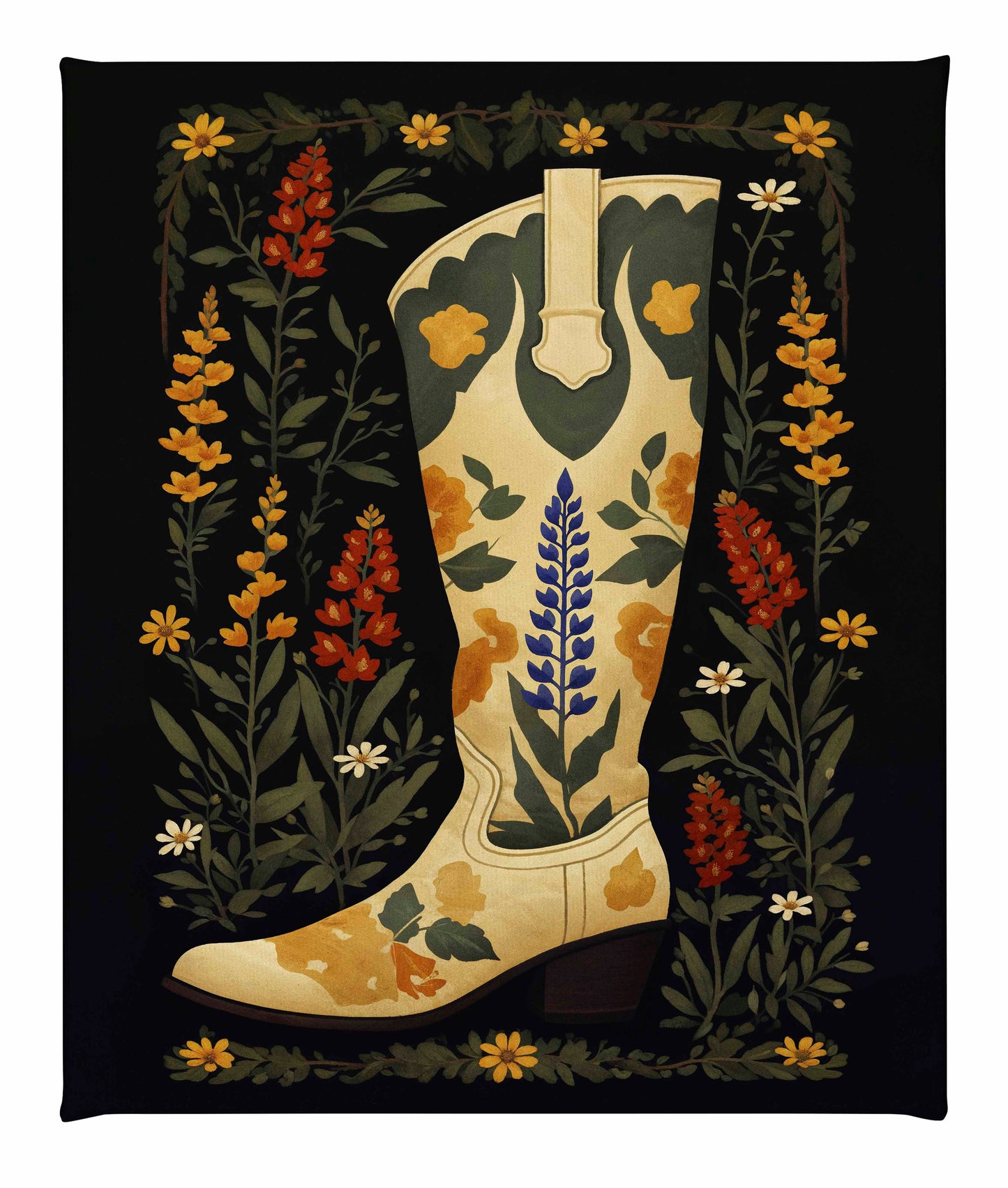 Texas Two-step - Gallery Wrapped Canvas