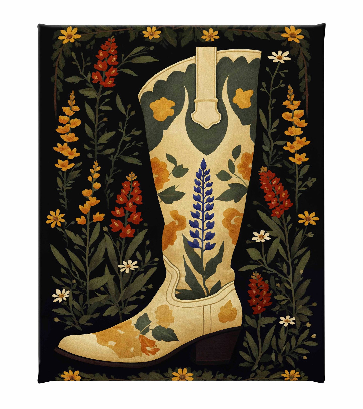 Texas Two-step - Gallery Wrapped Canvas