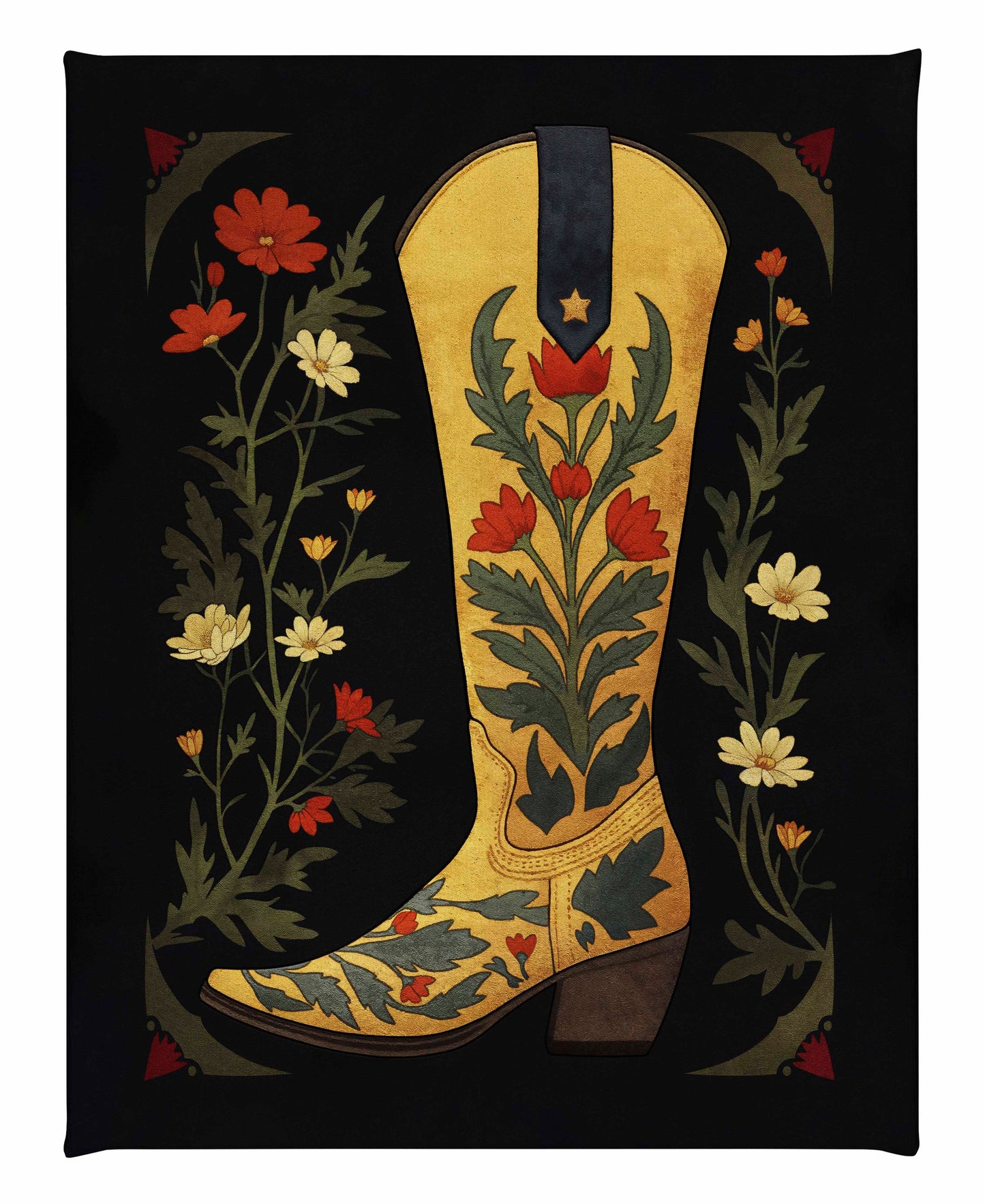 Frontier Floral - Gallery Wrapped Canvas