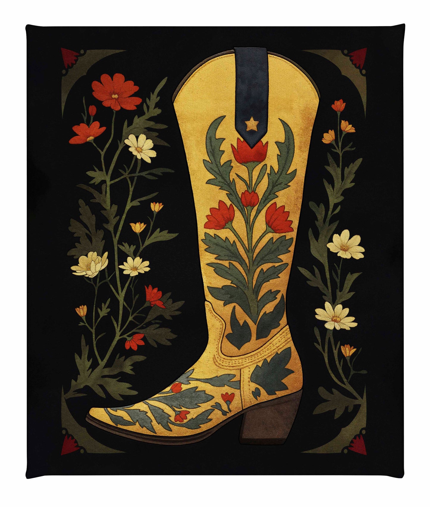 Frontier Floral - Gallery Wrapped Canvas