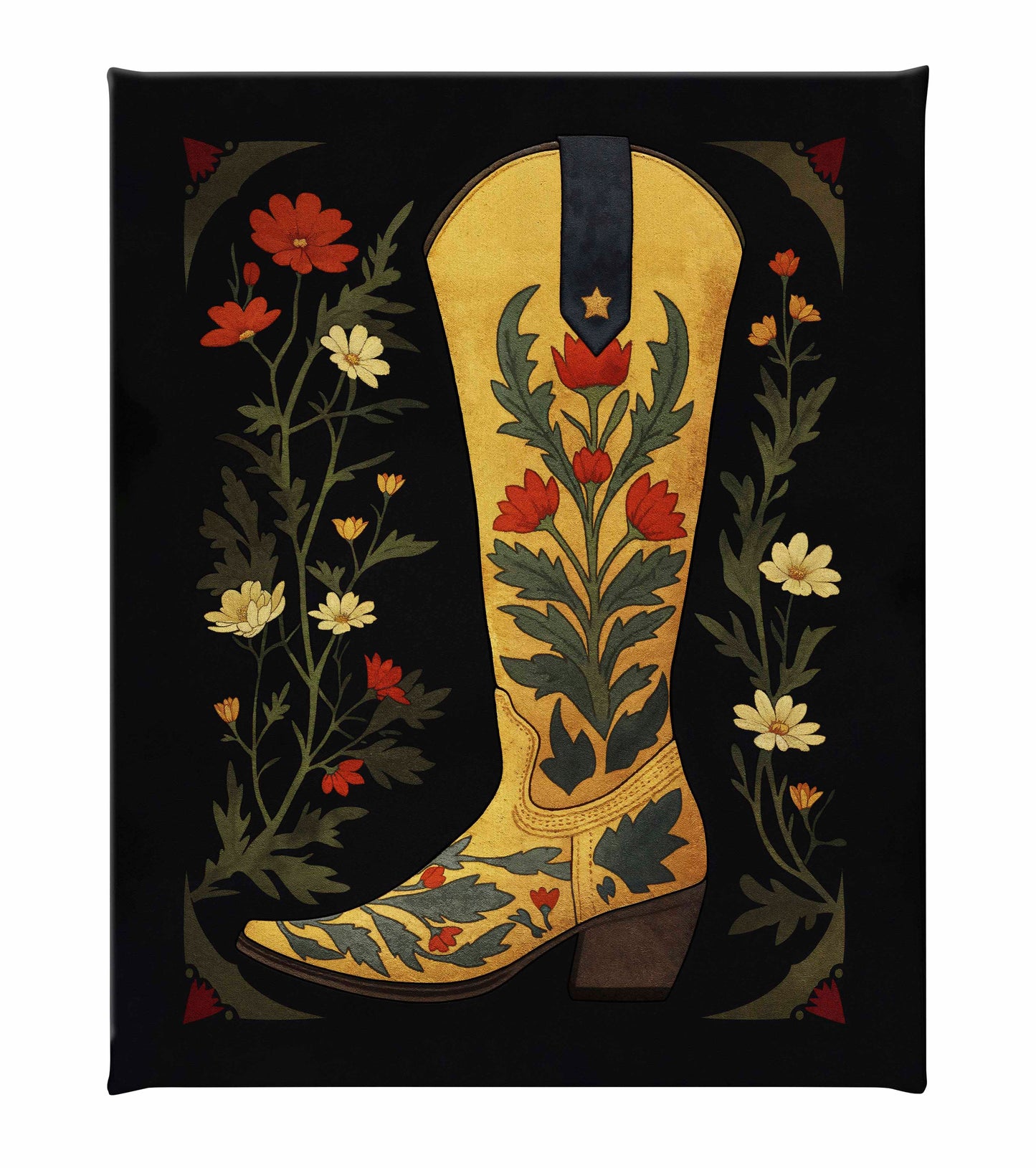 Frontier Floral - Gallery Wrapped Canvas