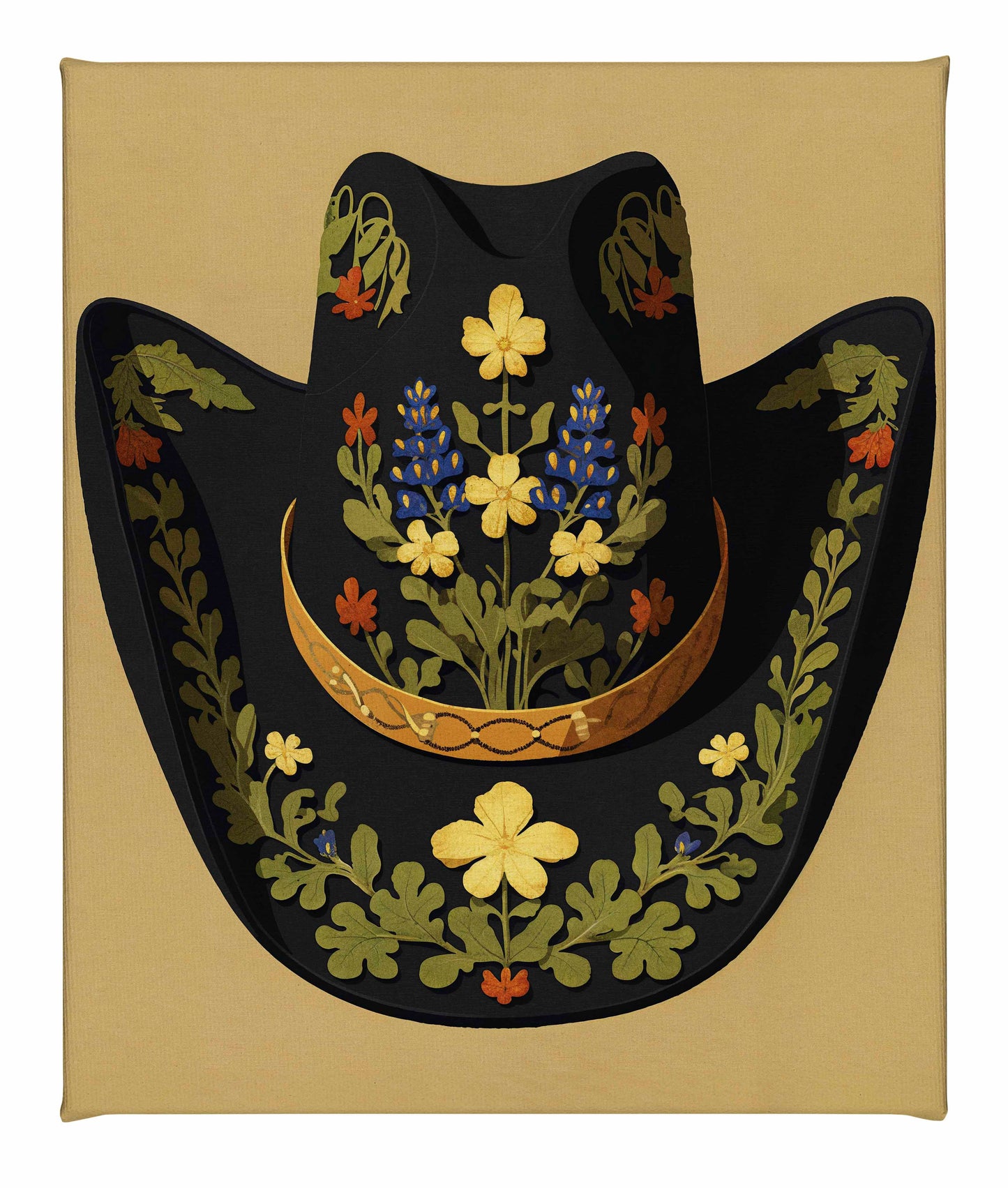 Lone Star Stetson - Gallery Wrapped Canvas