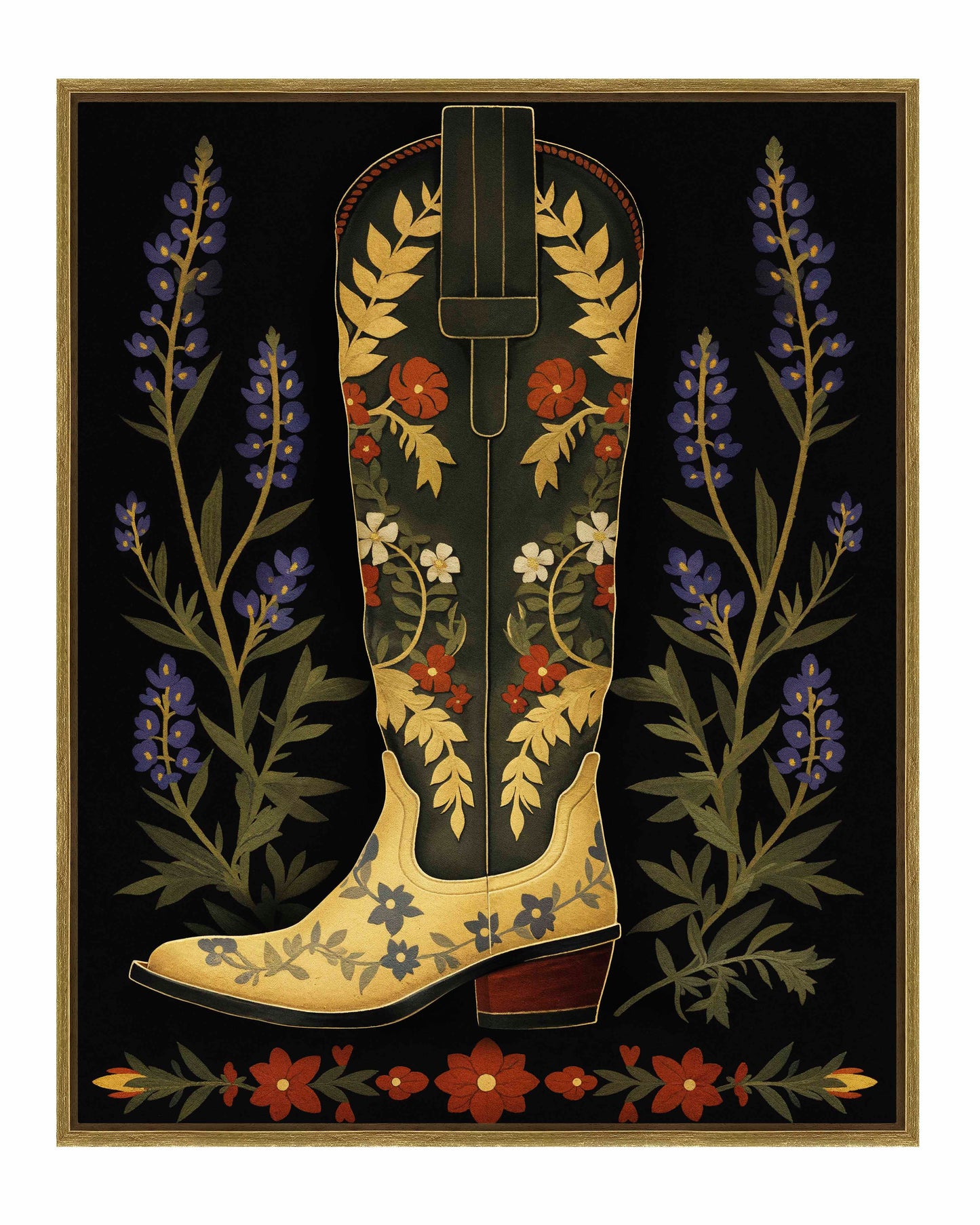 Armadillo Amble - Gallery Wrapped Canvas