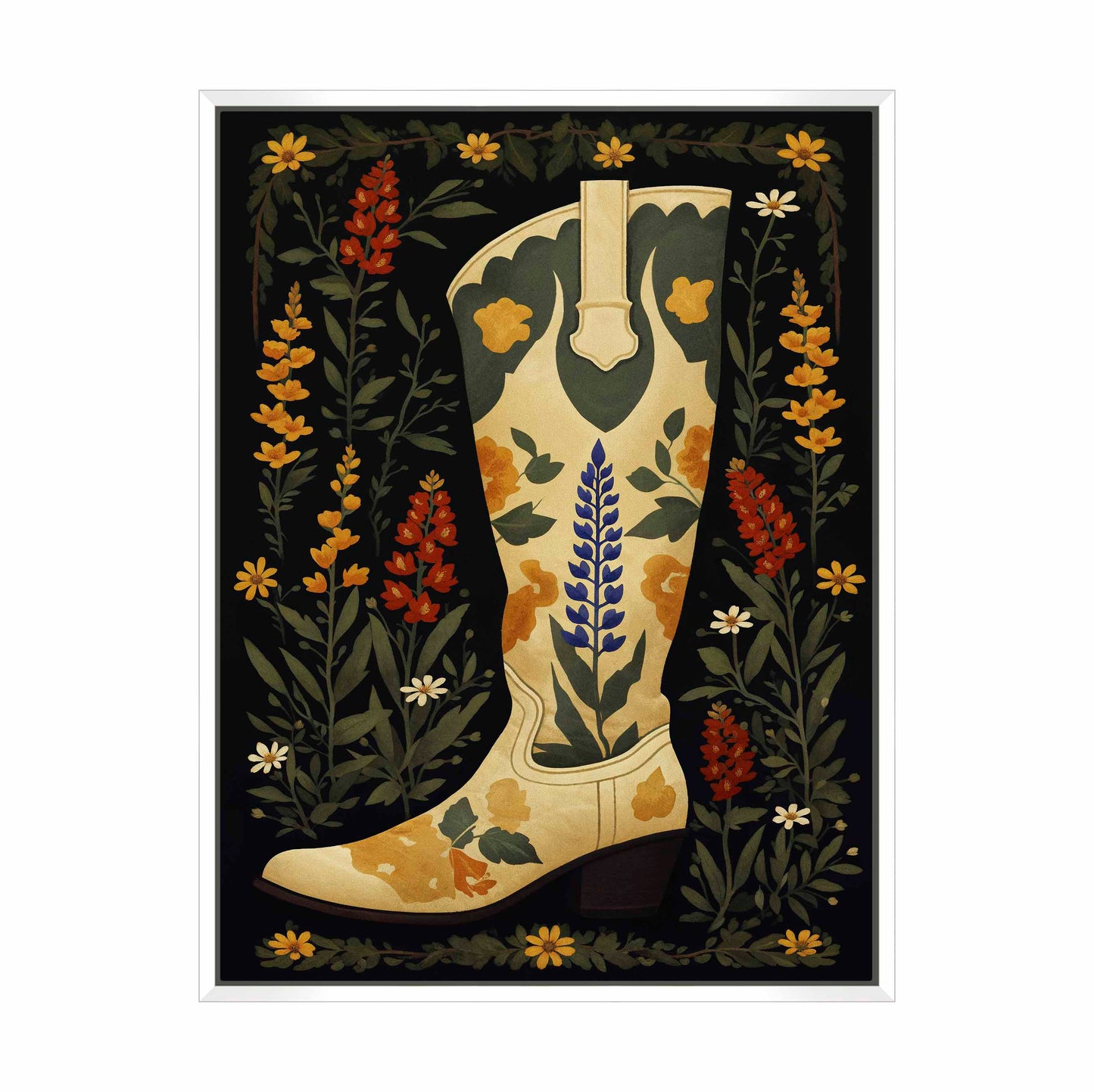 Texas Two-step - Gallery Wrapped Canvas