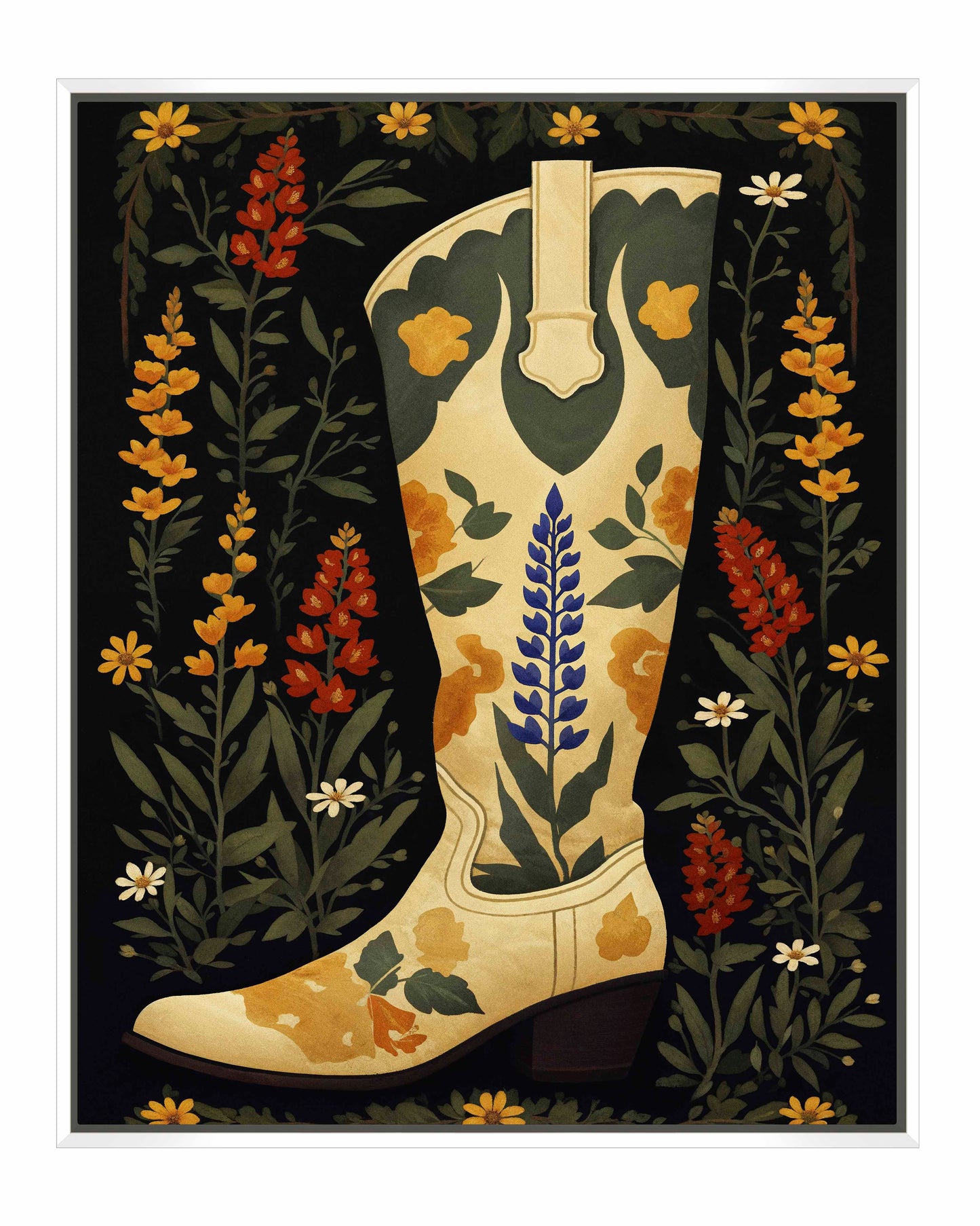 Texas Two-step - Gallery Wrapped Canvas