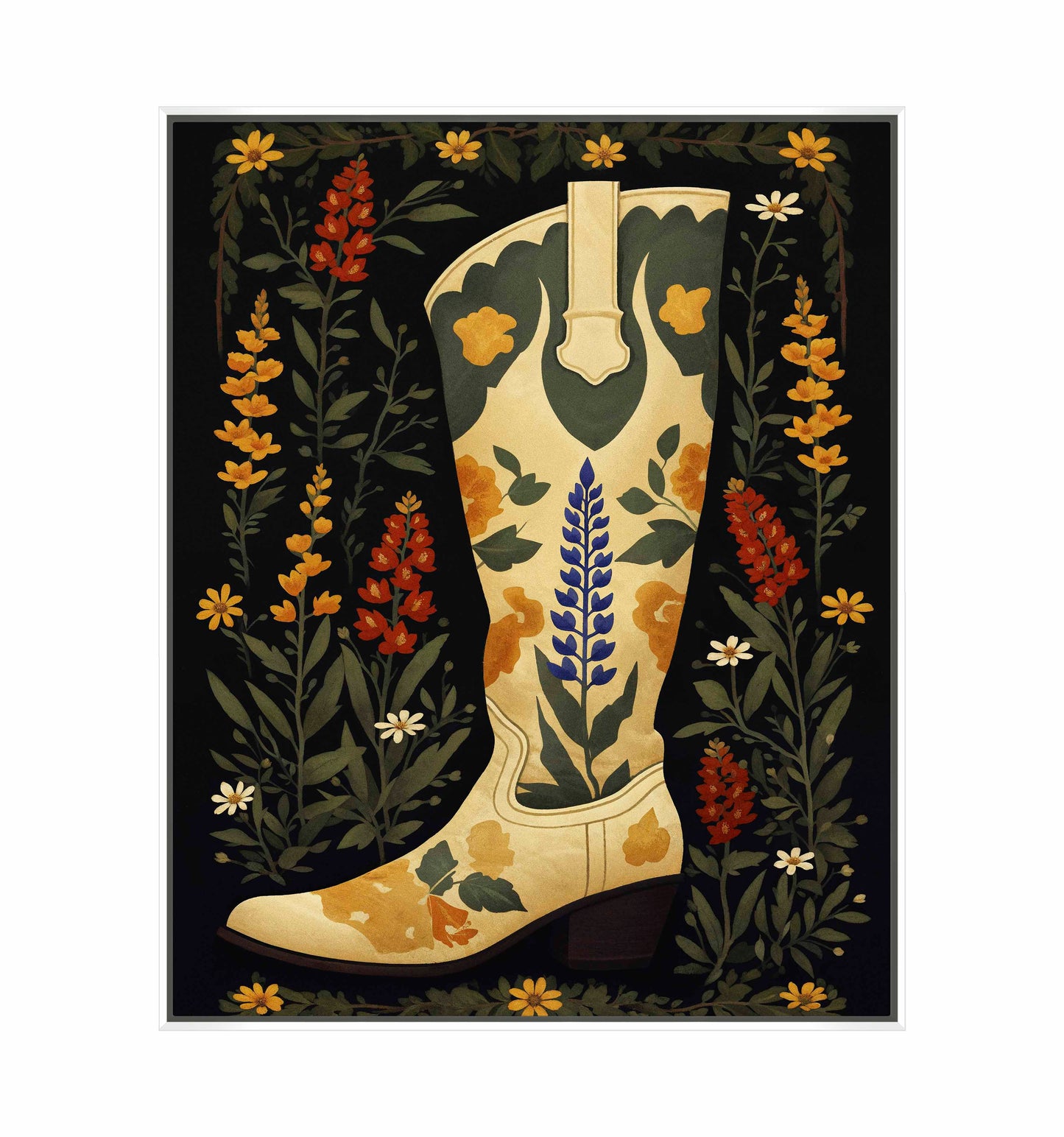 Texas Two-step - Gallery Wrapped Canvas