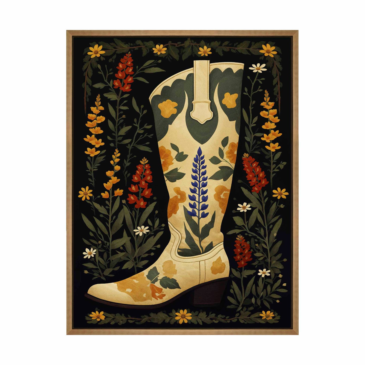 Texas Two-step - Gallery Wrapped Canvas