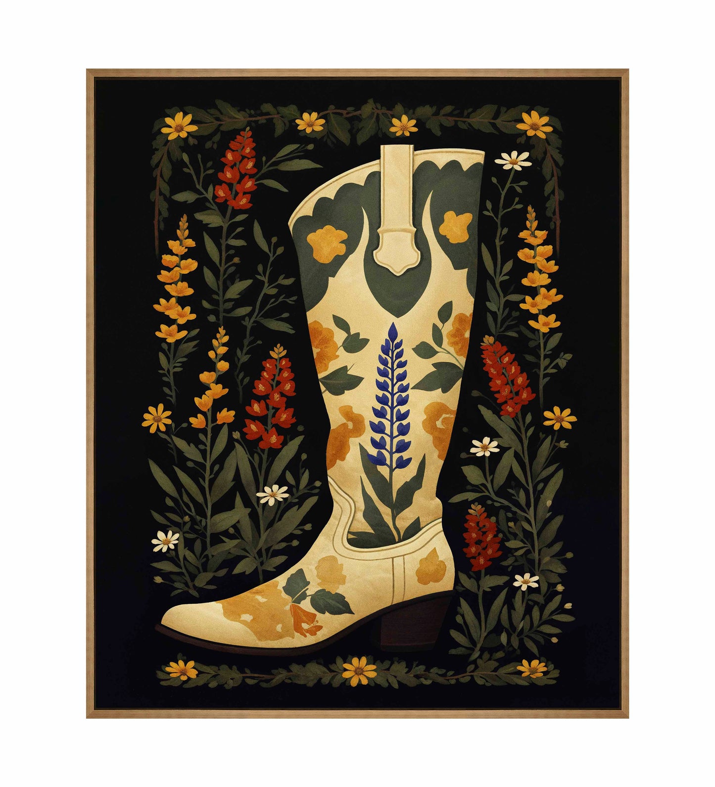 Texas Two-step - Gallery Wrapped Canvas