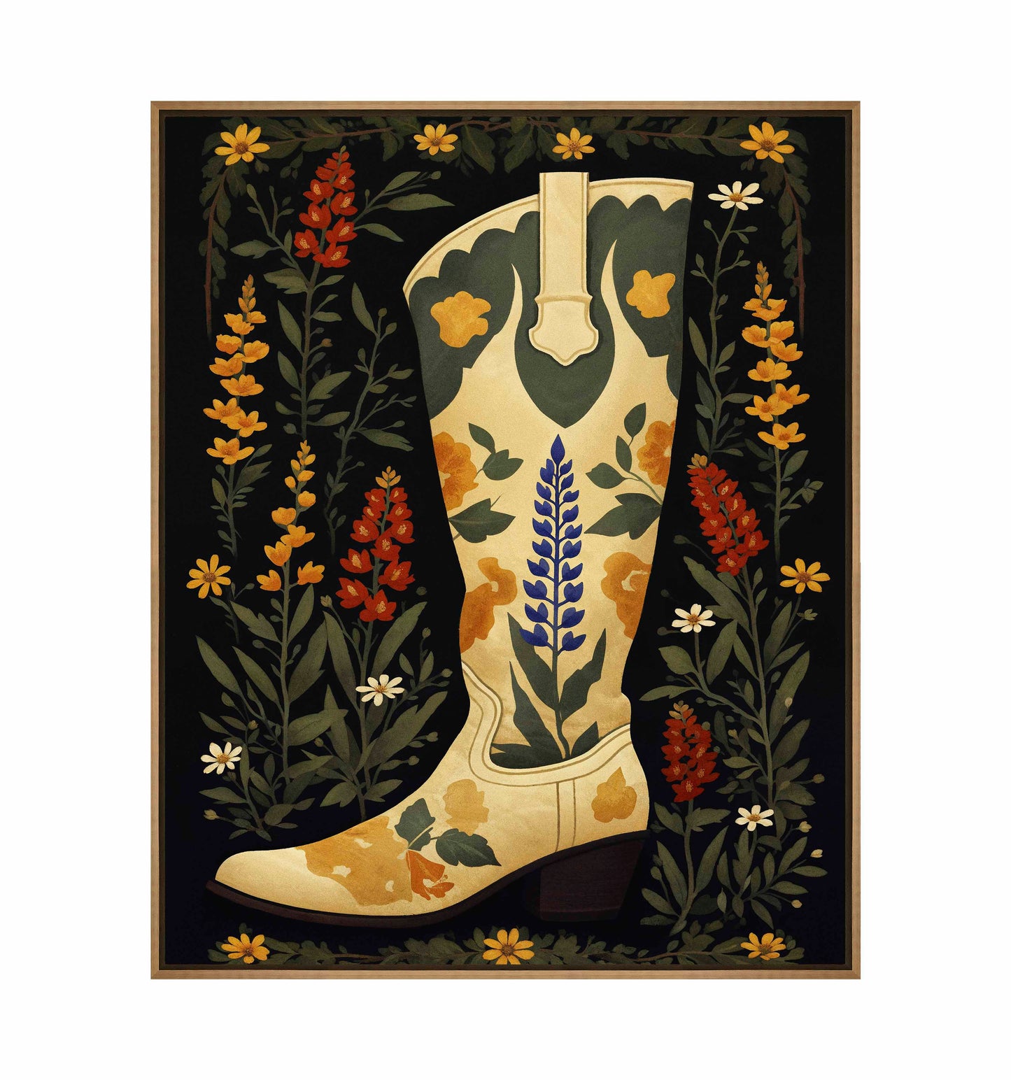 Texas Two-step - Gallery Wrapped Canvas