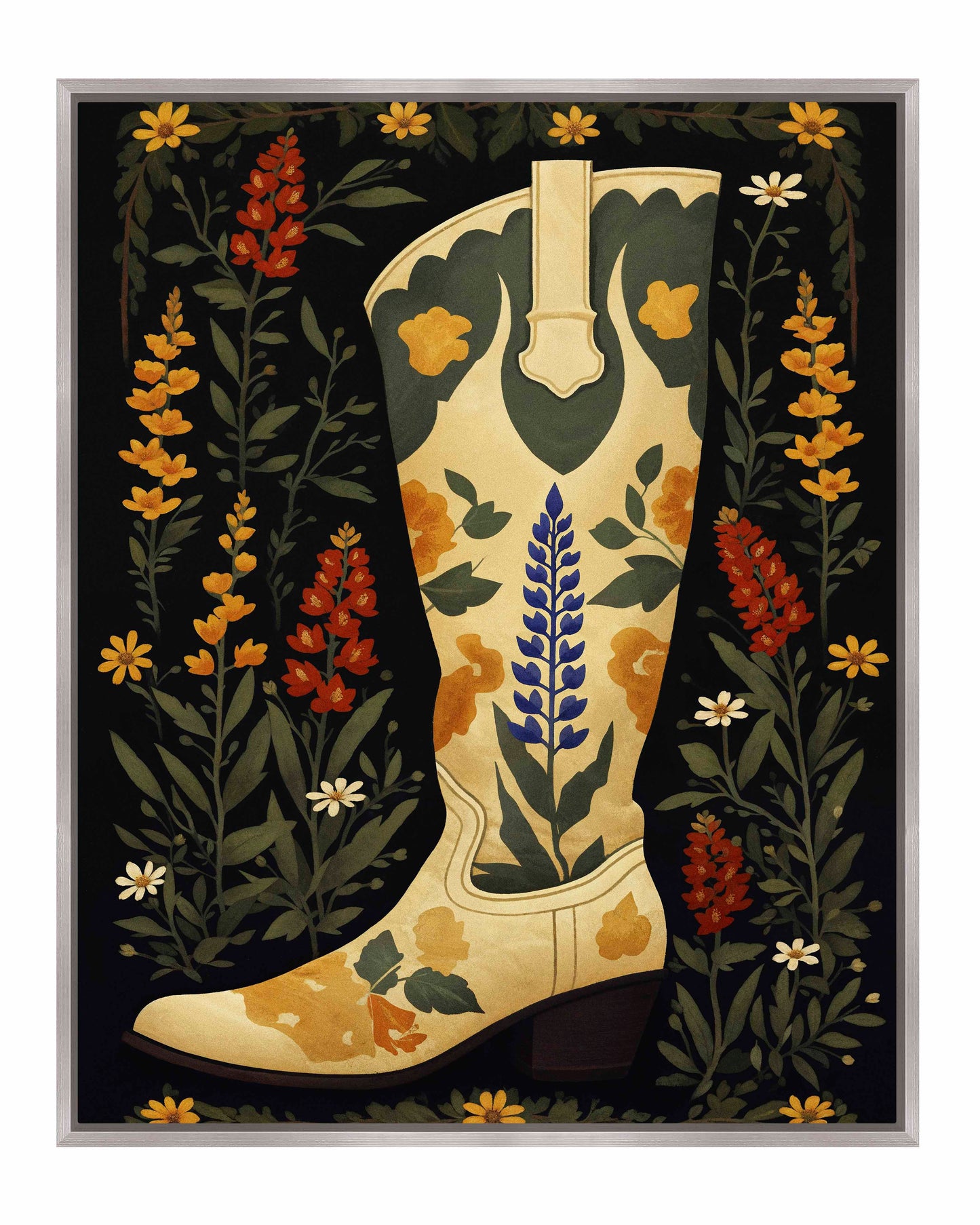 Texas Two-step - Gallery Wrapped Canvas